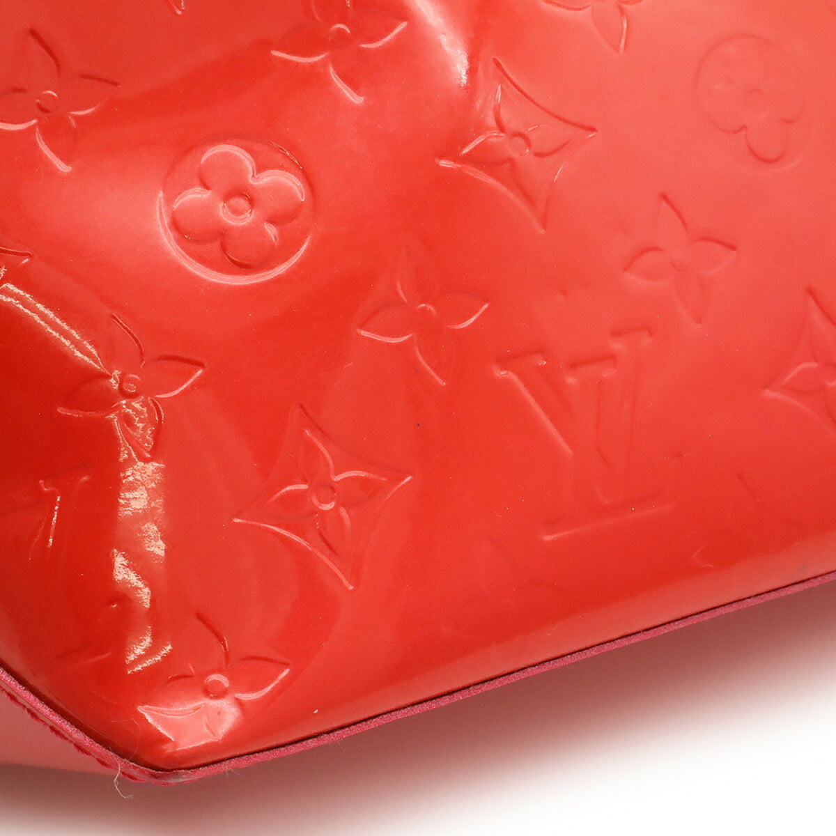 Louis Vuitton Rose Pop Monogram Vernis Handbag Tote Bag (Pre-Owned)
