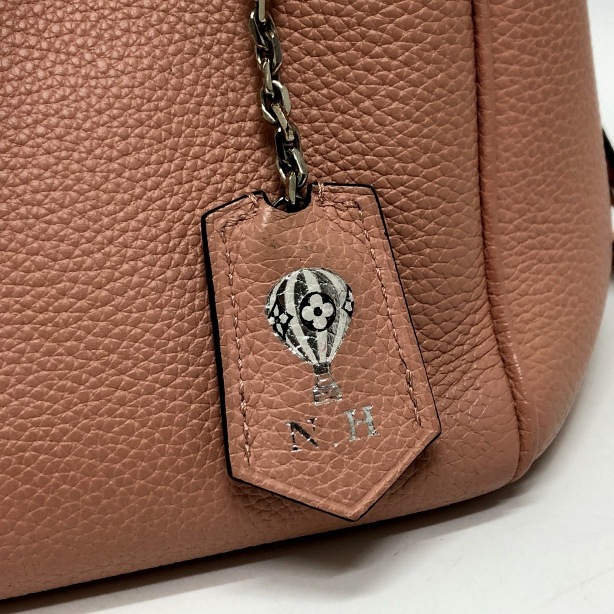 Louis Vuitton Pink Rose Poudre Leather Handbag Tote Bag (Pre-Owned)