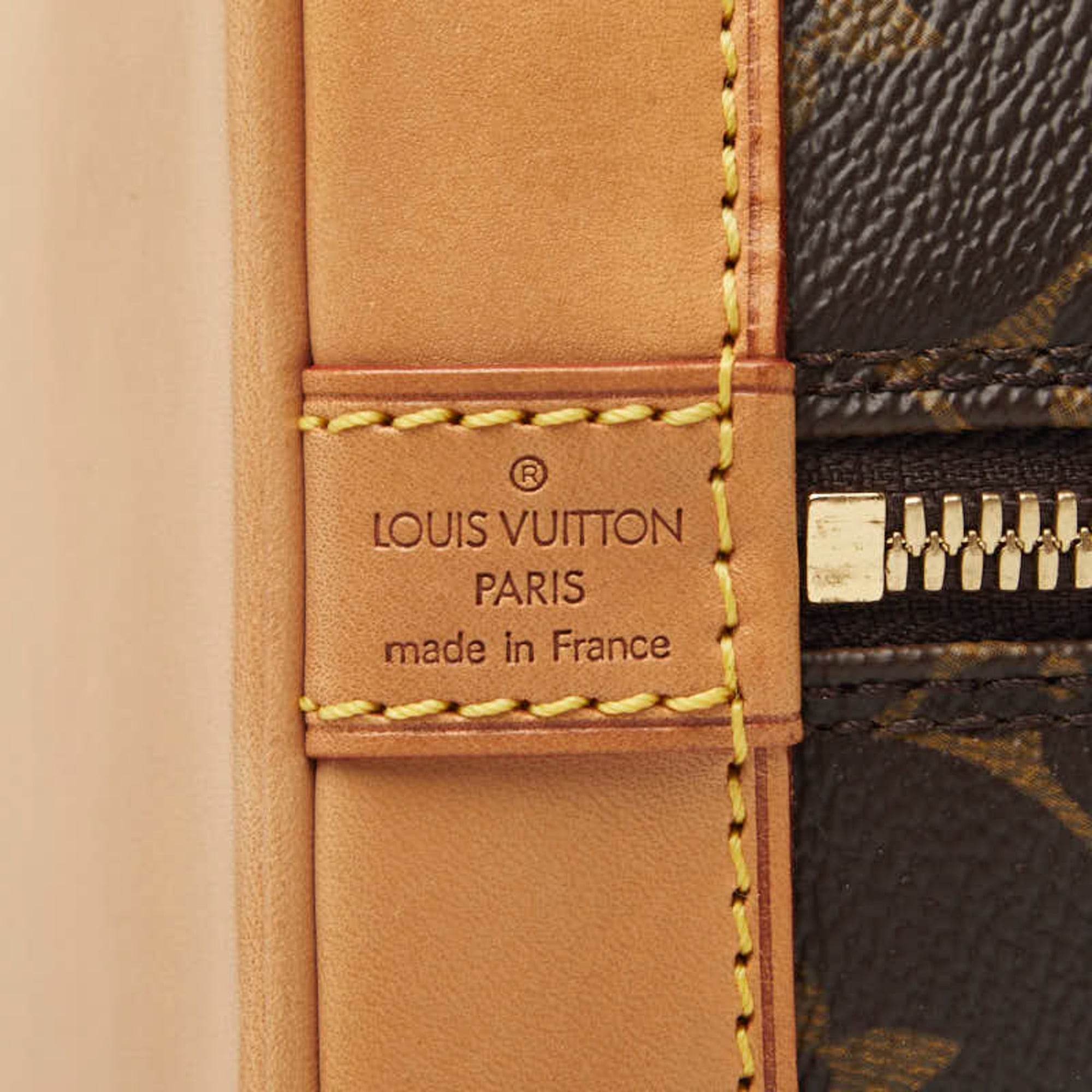 Louis Vuitton Brown Pvc Leather Handbag (Pre-Owned)