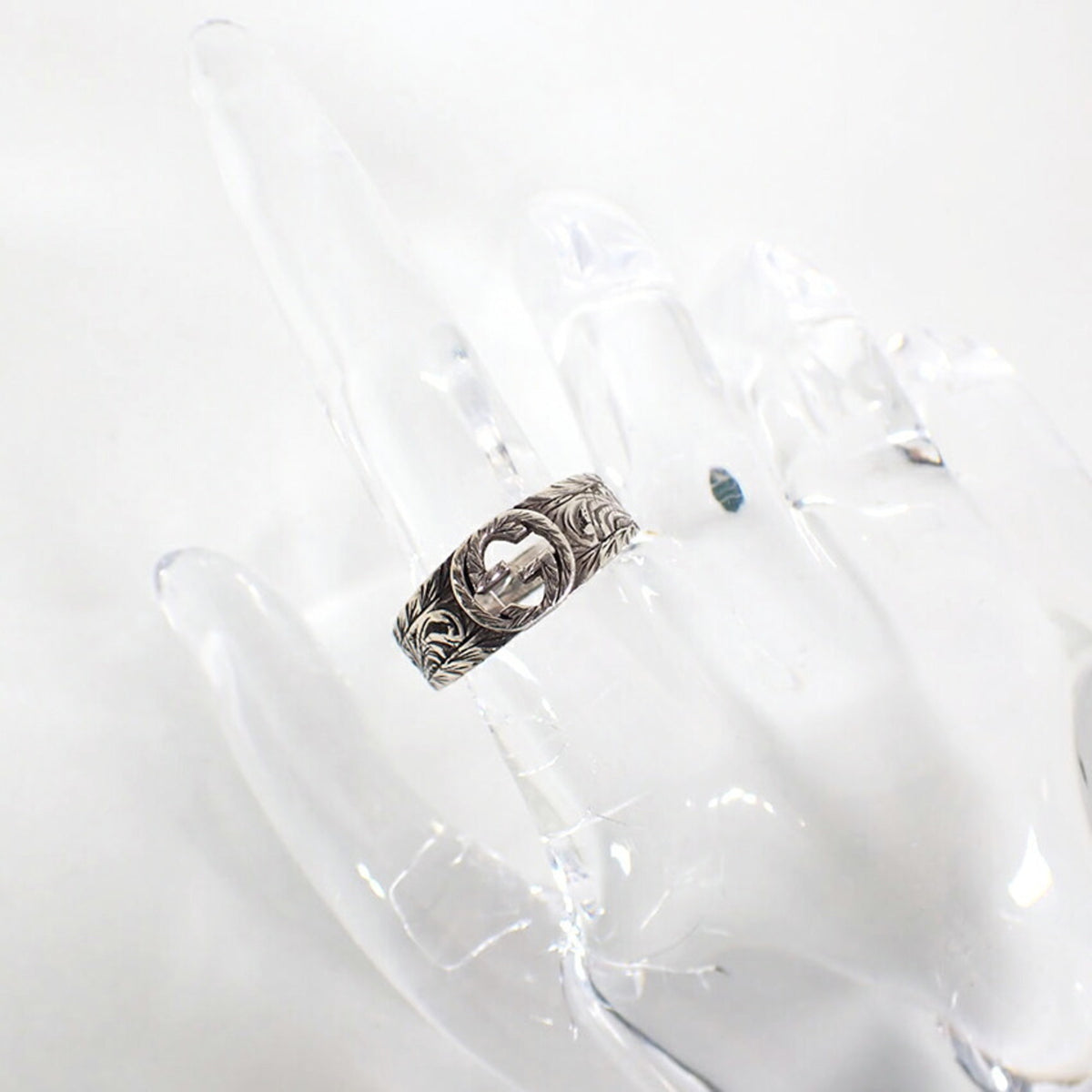 Gucci Silver Sterling Silver 925 Band Ring (Pre-Owned)