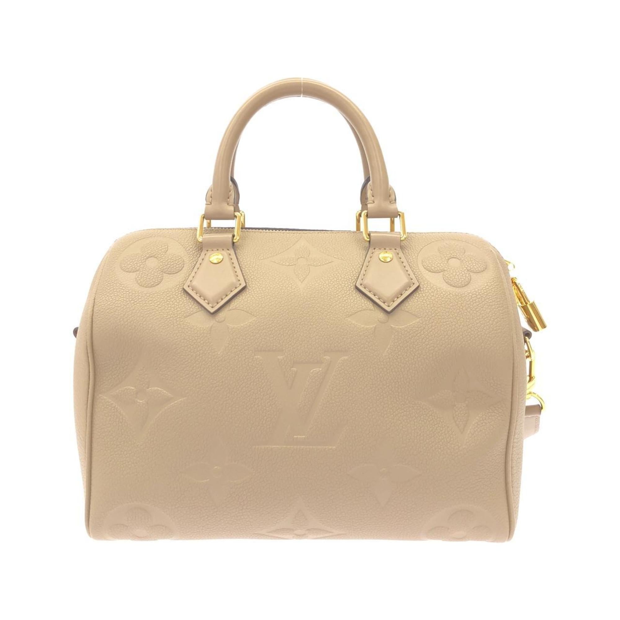 Louis Vuitton Monogram Empreinte Tourterelle Leather Boston Bag (Pre-Owned)