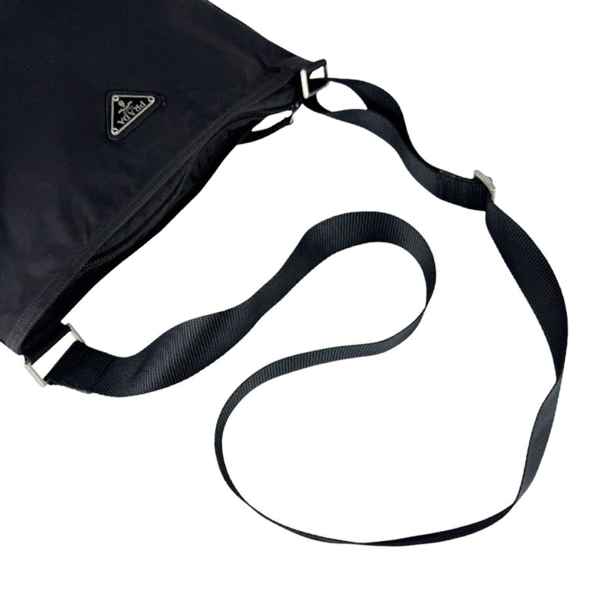 Prada Black Nylon Shoulder Bag (Pre-Owned)