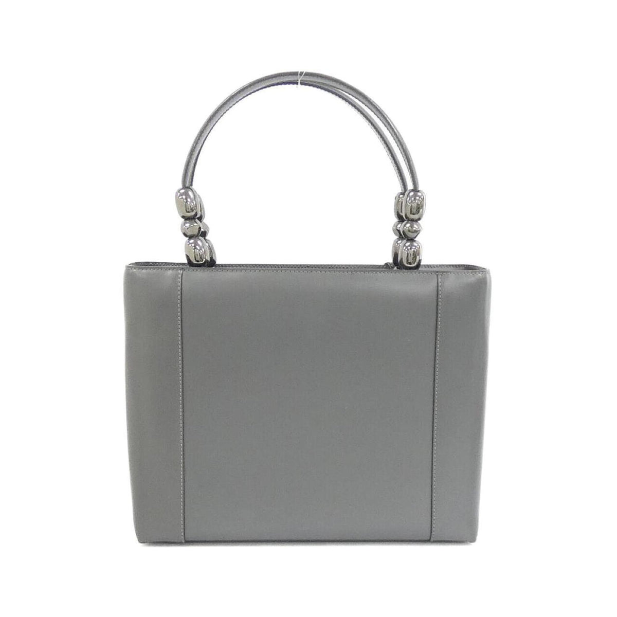 Christian Dior Gray Leather Handbag (Pre-Owned)