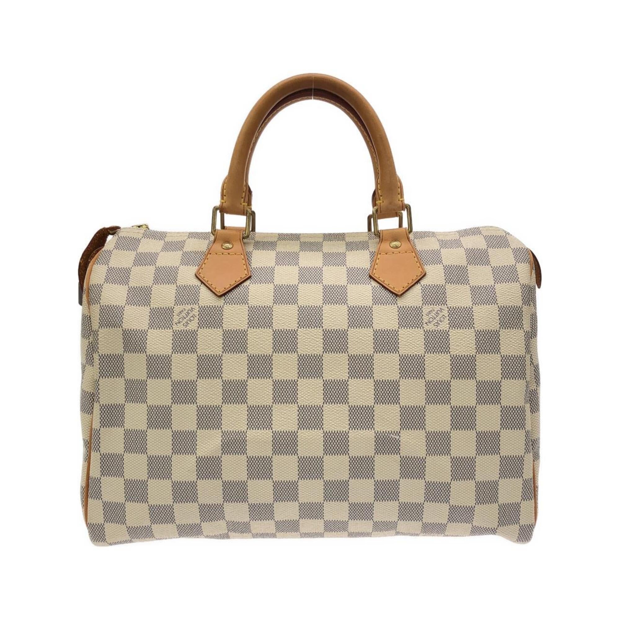 Louis Vuitton Azur Coated Canvas Boston Bag (Pre-Owned)