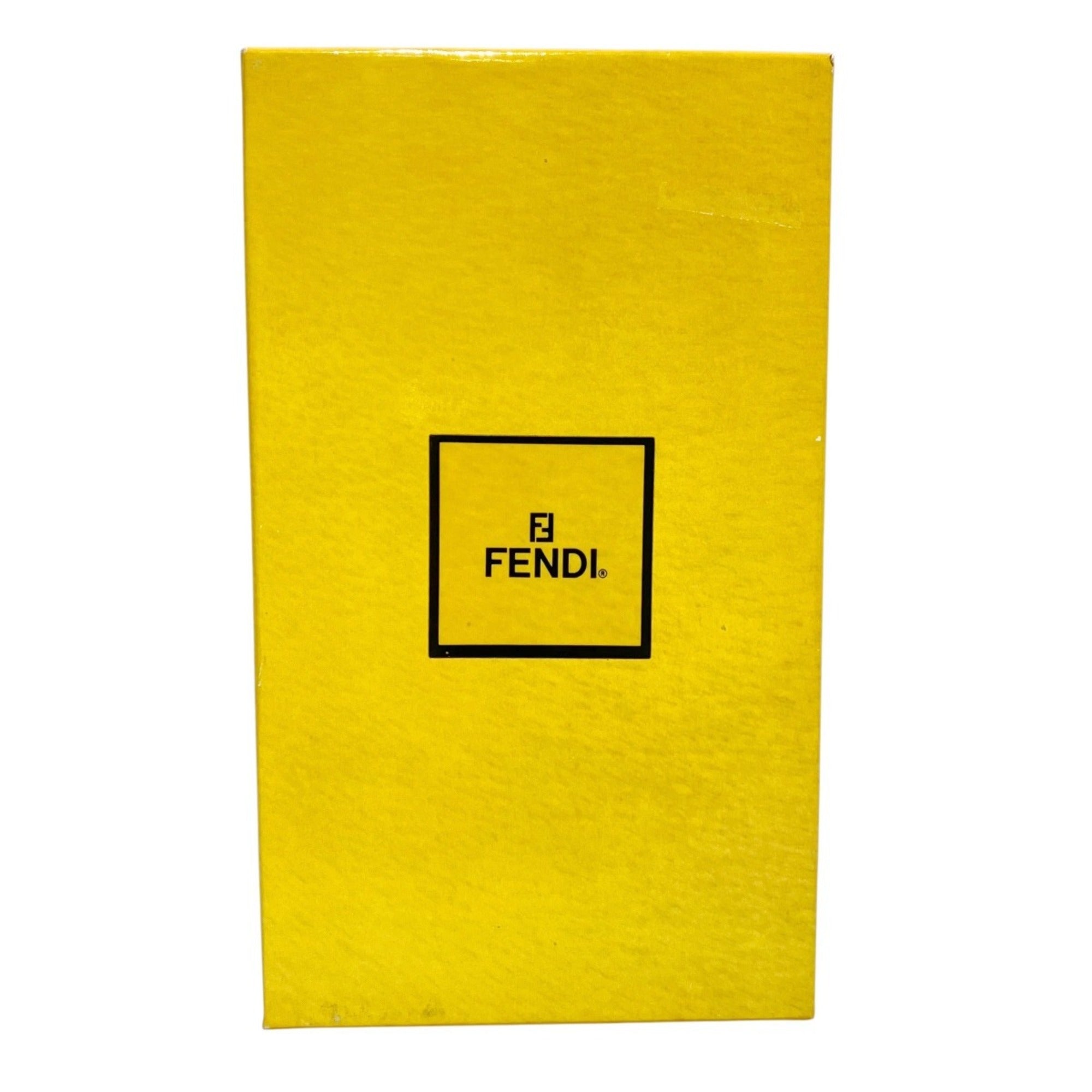 Fendi Brown Canvas Leather Long Wallet (Bi-Fold) (Pre-Owned)