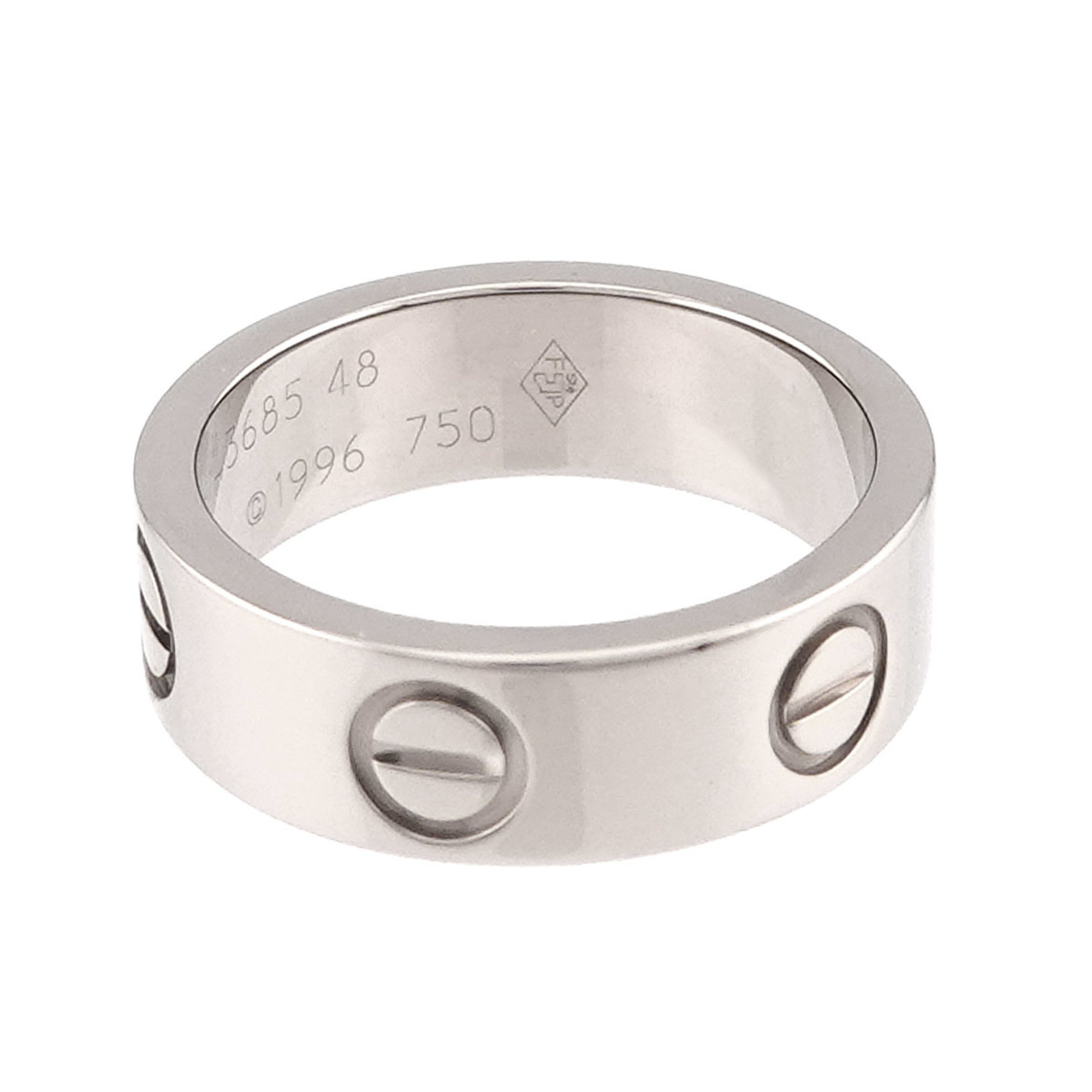 Cartier White Gold (18K) Band Ring (Pre-Owned)