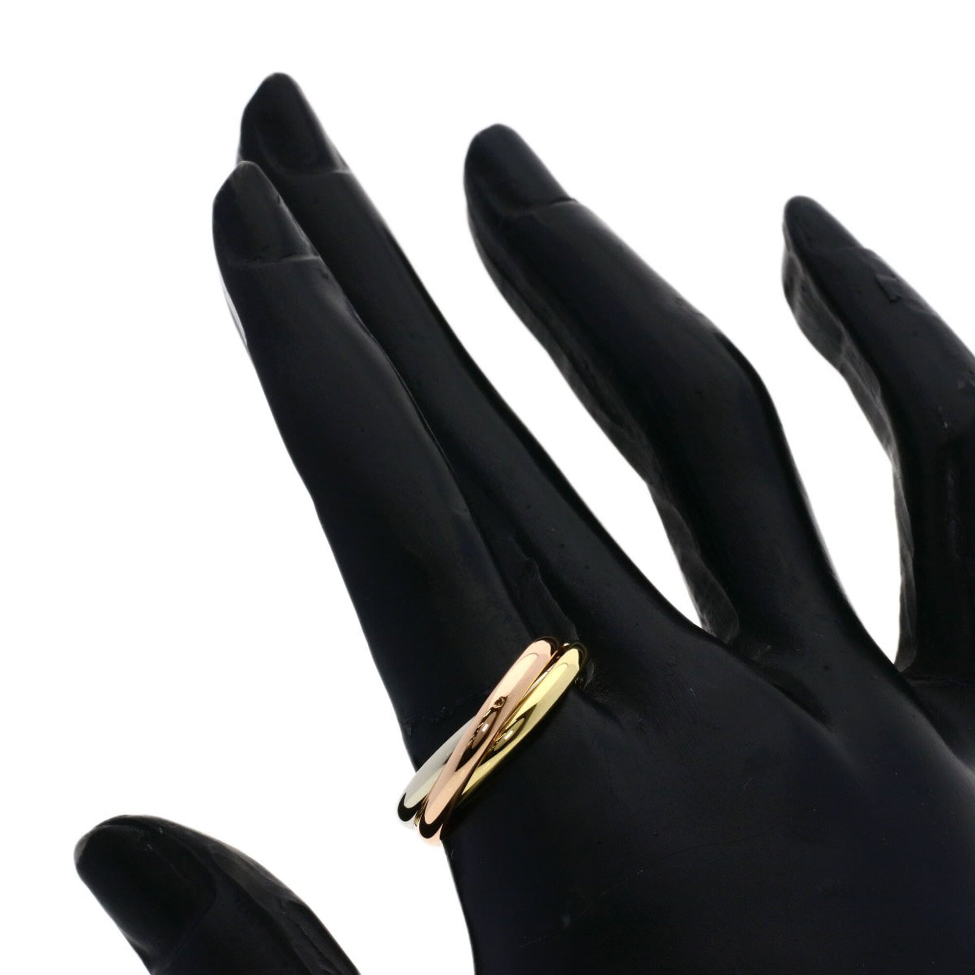 Cartier Yellow Gold (18K) White Gold (18K) Band Ring (Pre-Owned)