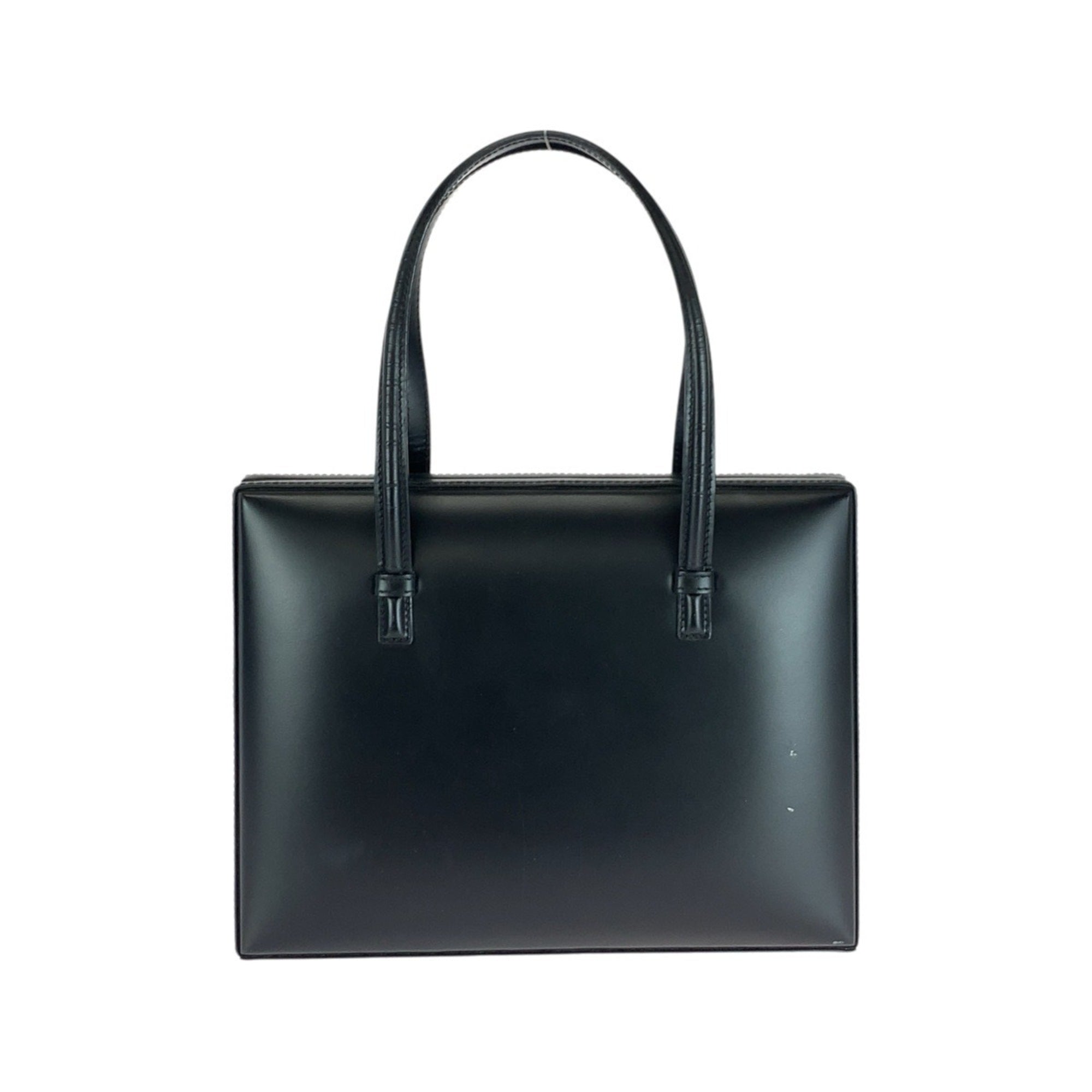 Loewe Black Leather Handbag Tote Bag (Pre-Owned)