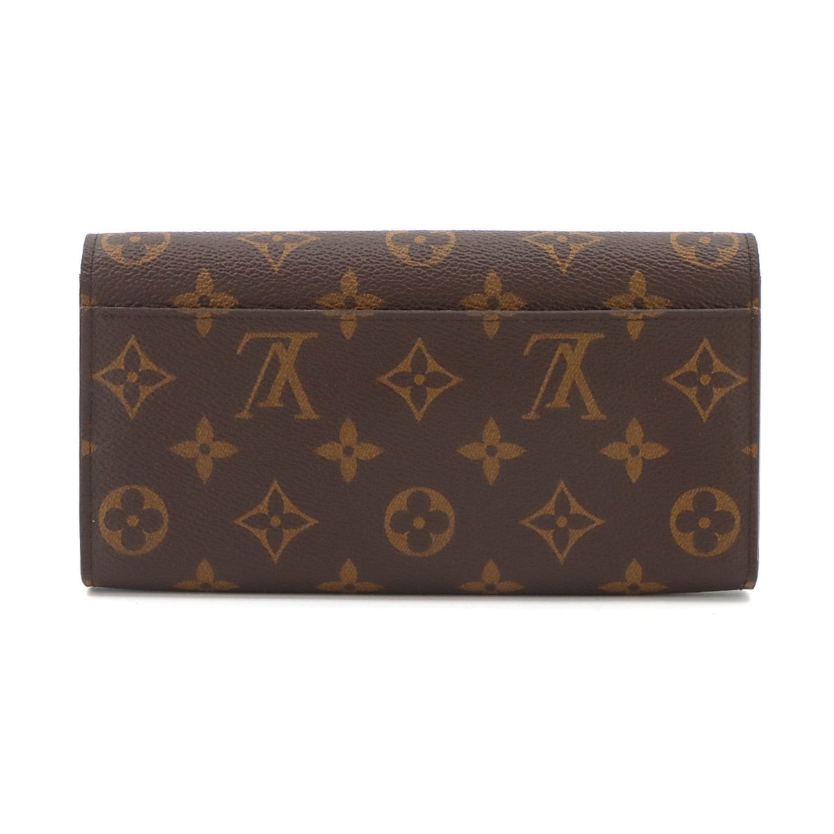 Louis Vuitton Brown Coquelicots Monogram Monogram Long Wallet (Bi-Fold) (Pre-Owned)