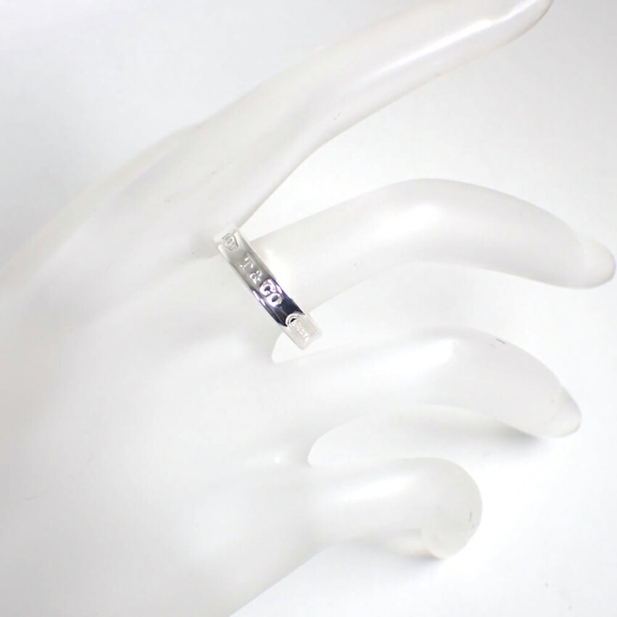 Tiffany Silver Sterling Silver 925 Band Ring (Pre-Owned)