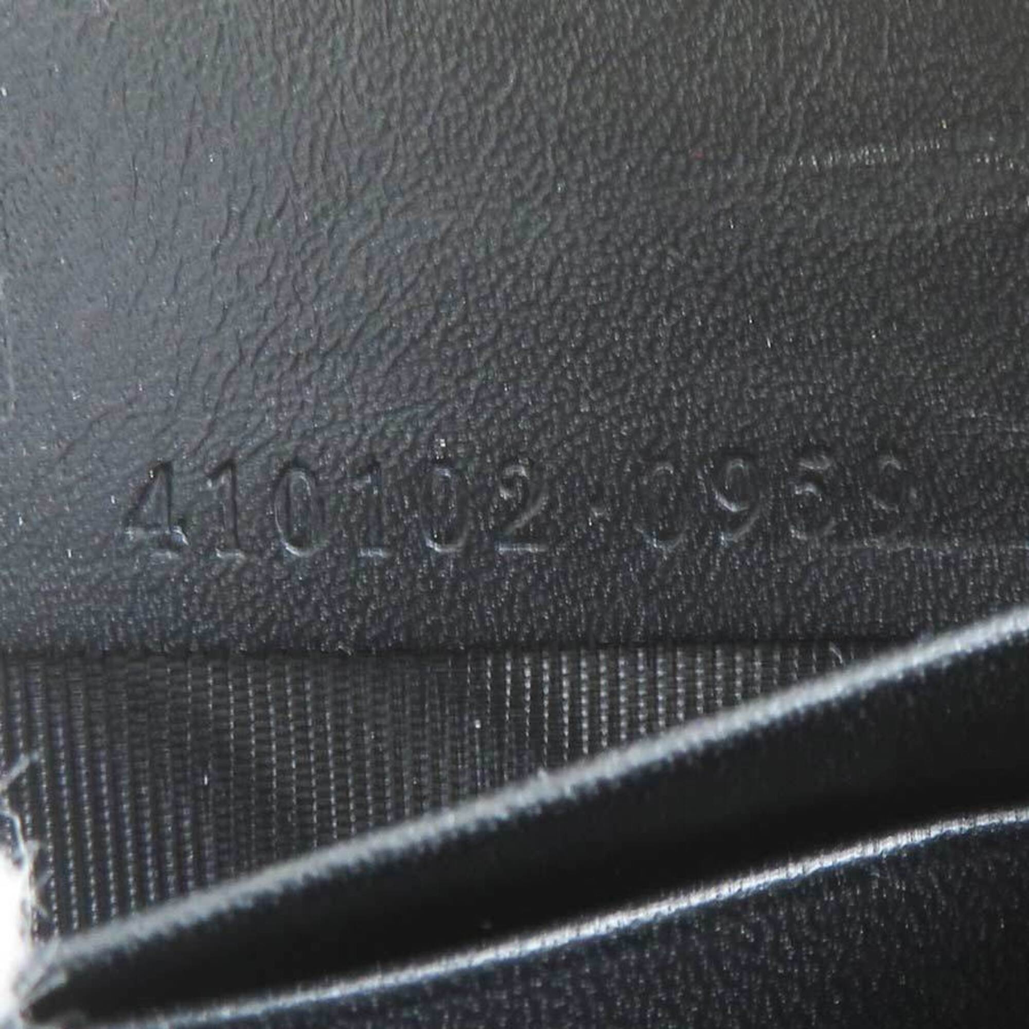 Gucci Black Leather Long Wallet (Bi-Fold) (Pre-Owned)