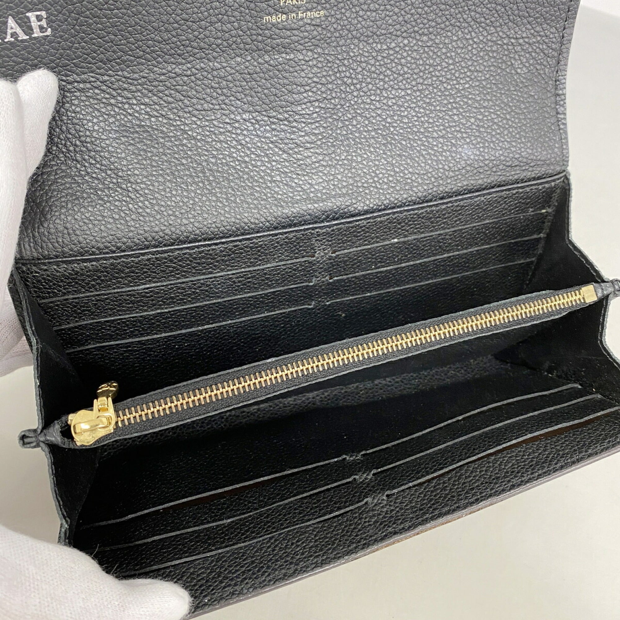 Louis Vuitton Ebene Noir Long Wallet (Bi-Fold) (Pre-Owned)