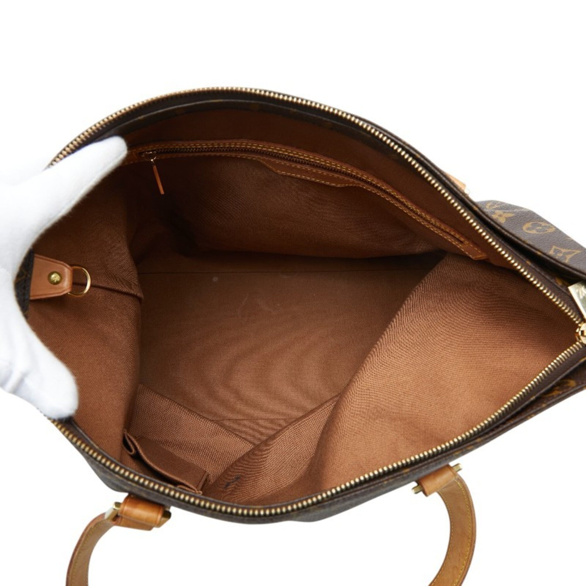 Louis Vuitton Brown Pvc Leather Tote Bag (Pre-Owned)