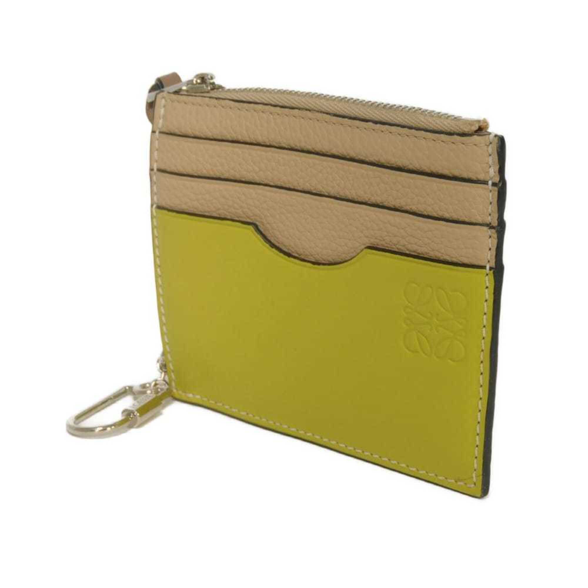 Loewe Nude Beige Leather Coin Purse/Coin Case (Pre-Owned)
