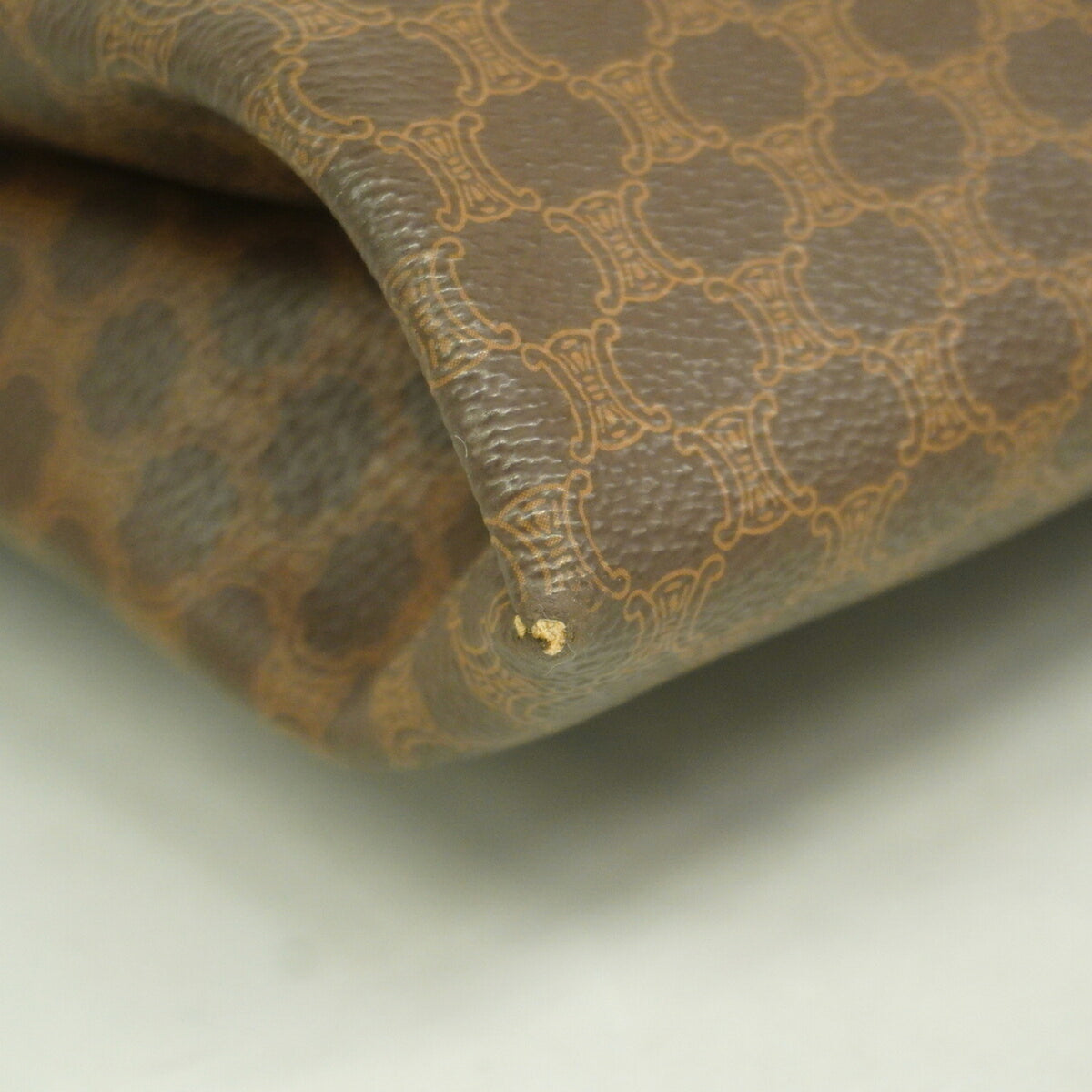 Celine Brown Pvc Tote Bag (Pre-Owned)