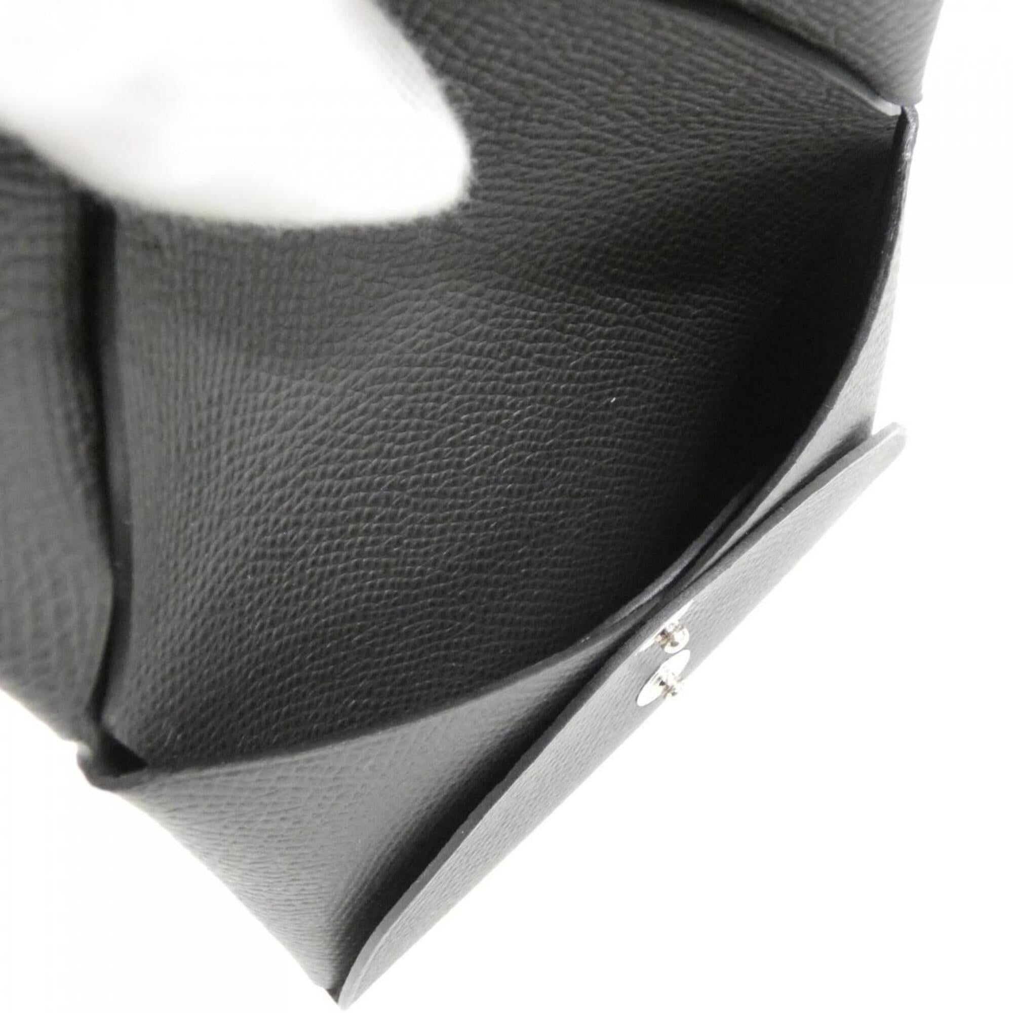 Hermes Dark Gray Graphite Epsom Leather Coin Purse/Coin Case (Pre-Owned)