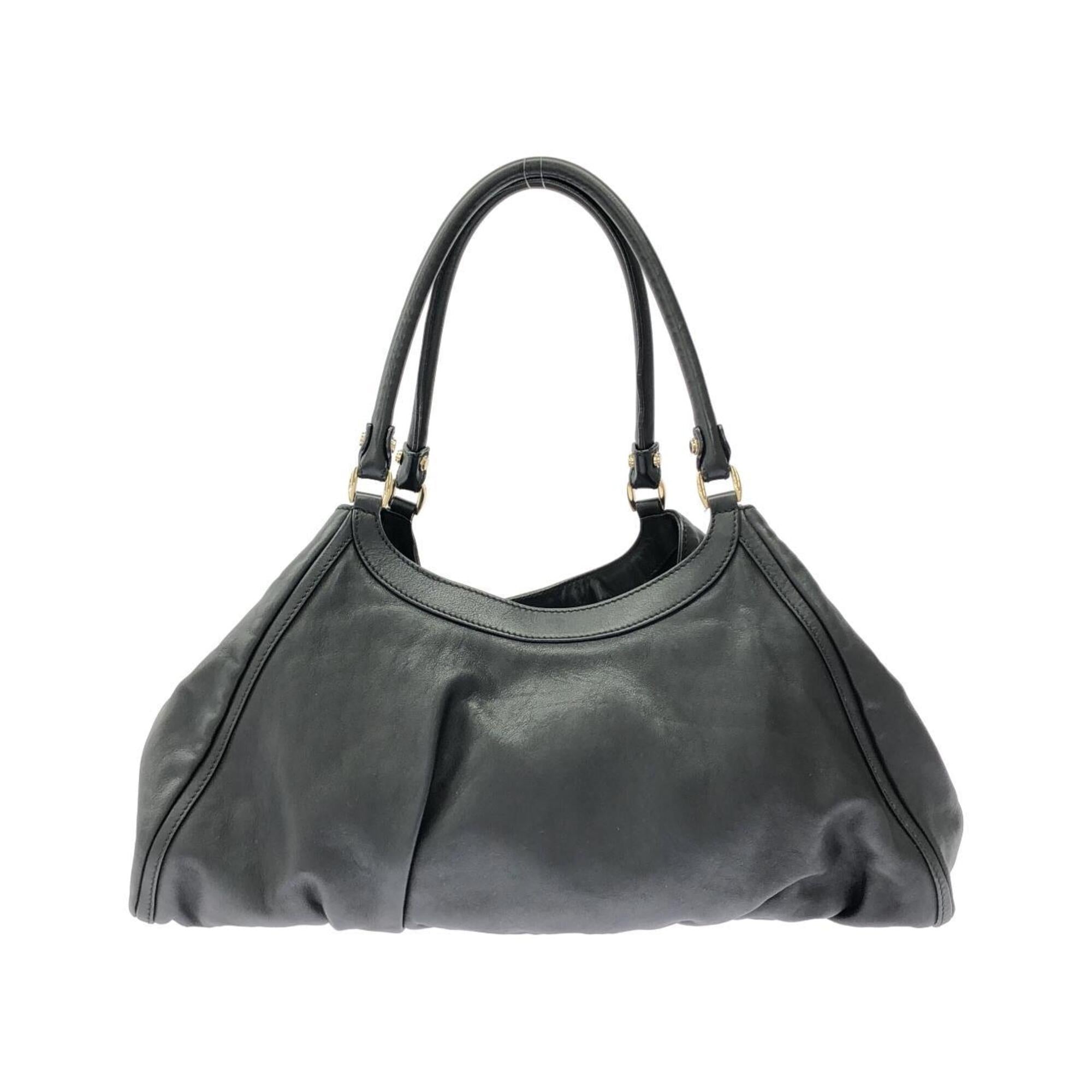 Gucci Black Leather Shoulder Bag (Pre-Owned)