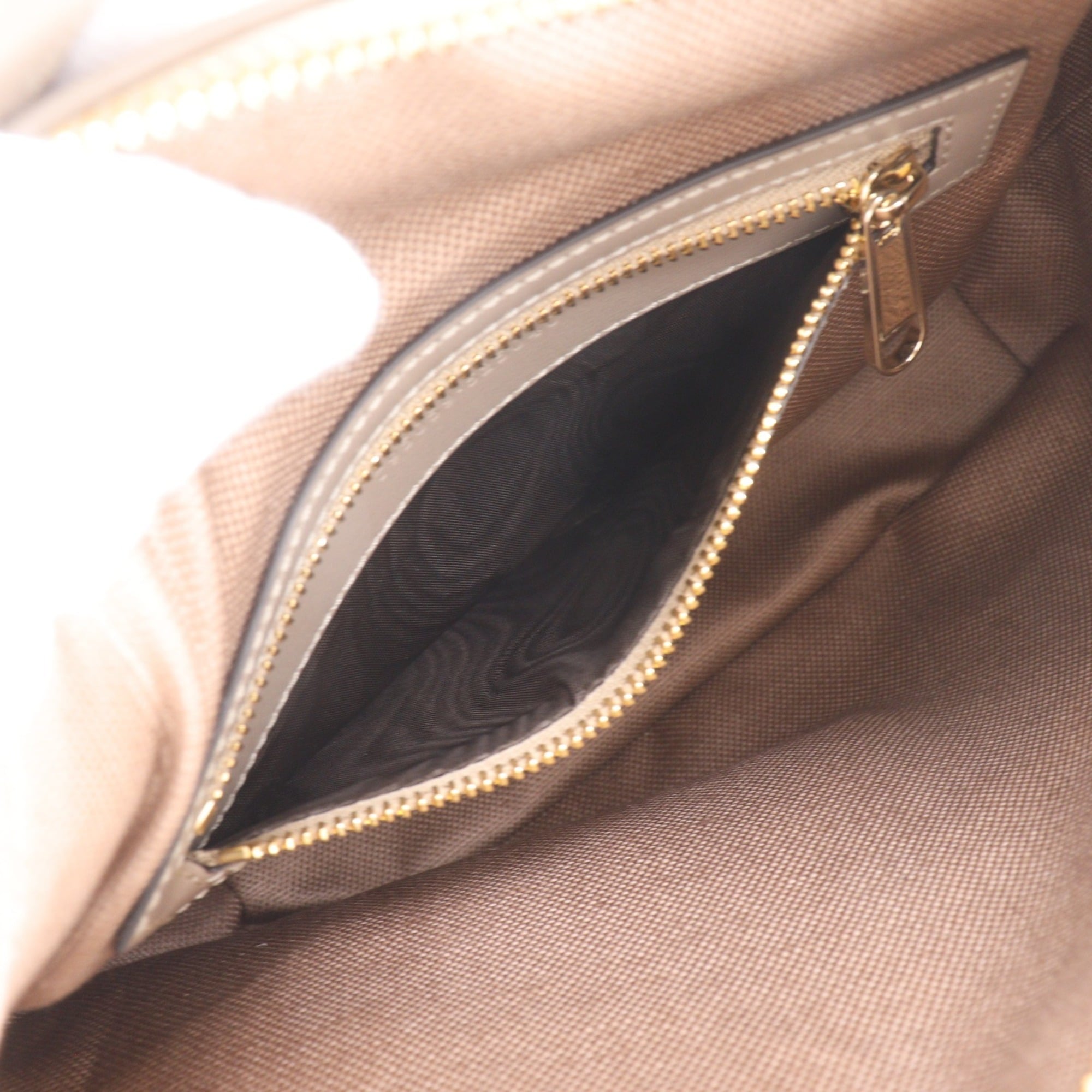 Gucci Brown Pvc Shoulder Bag (Pre-Owned)