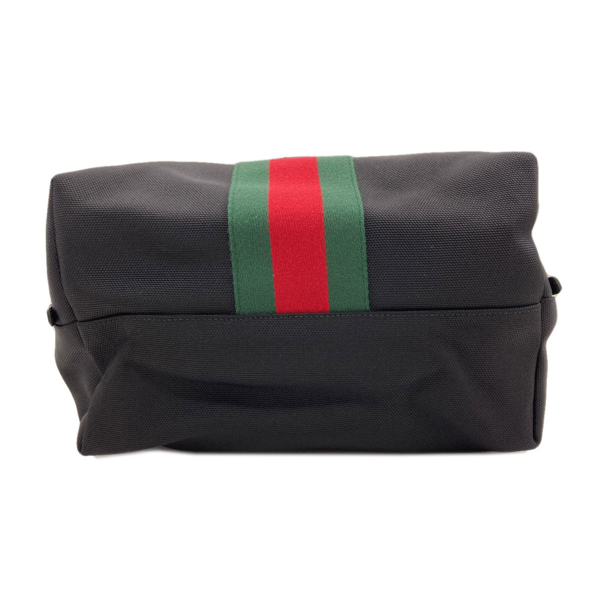 Gucci Black Canvas Backpack (Pre-Owned)