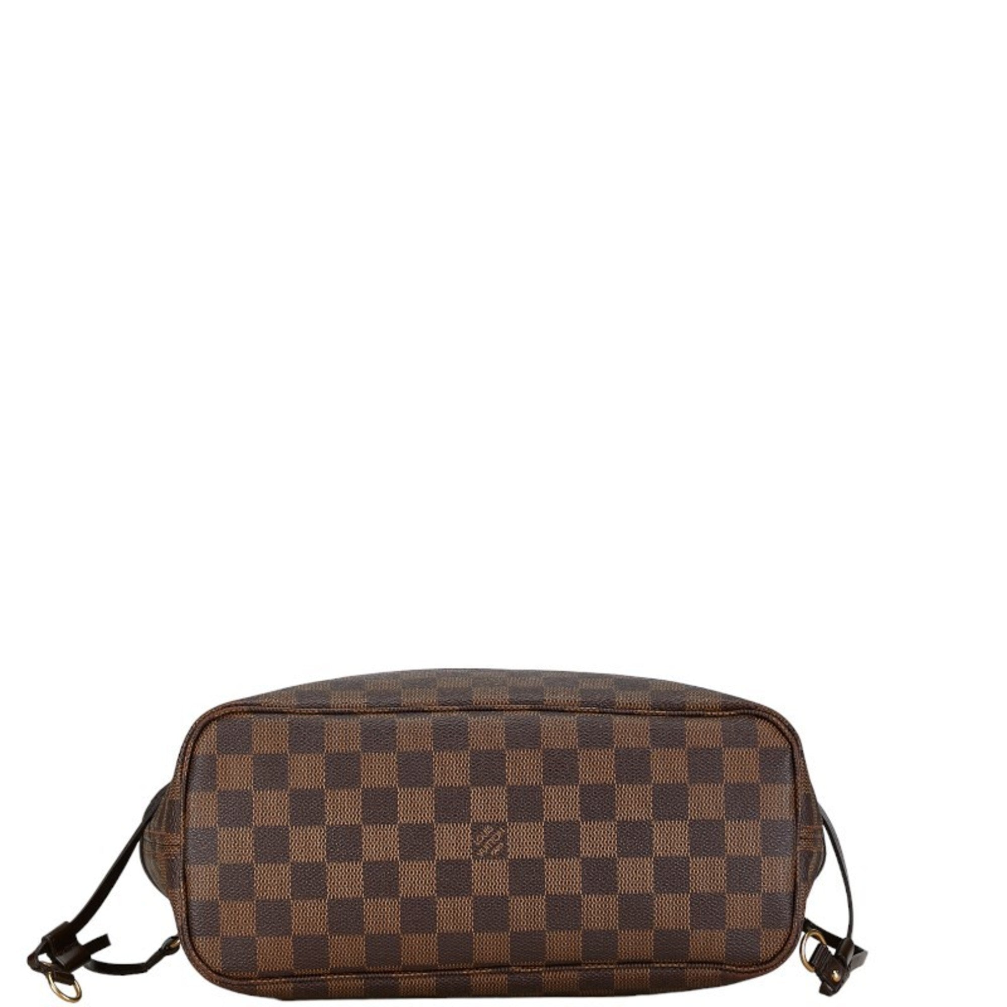 Louis Vuitton Brown Pvc Leather Handbag Pouch Tote Bag (Pre-Owned)