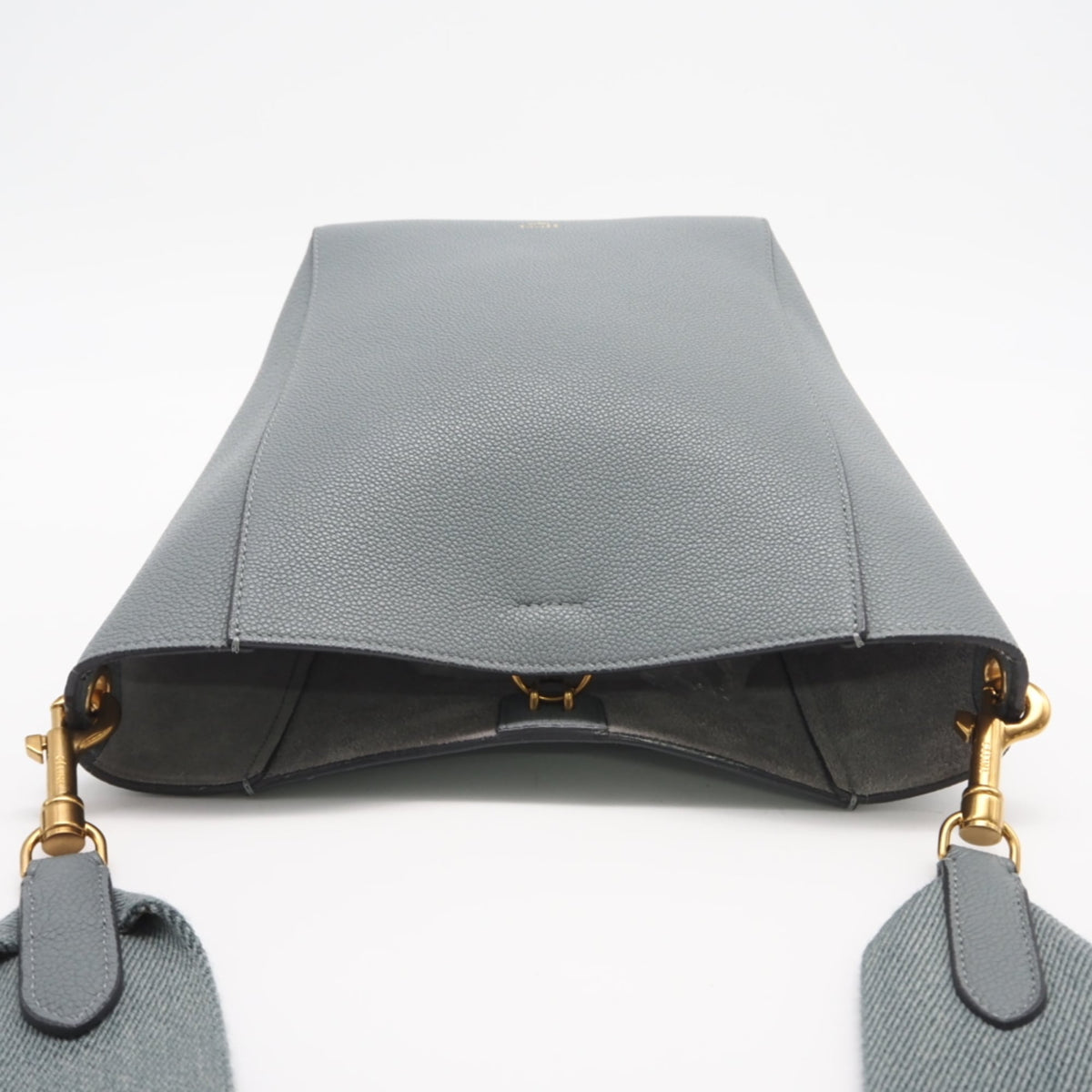 Celine Blue Leather Shoulder Bag (Pre-Owned)
