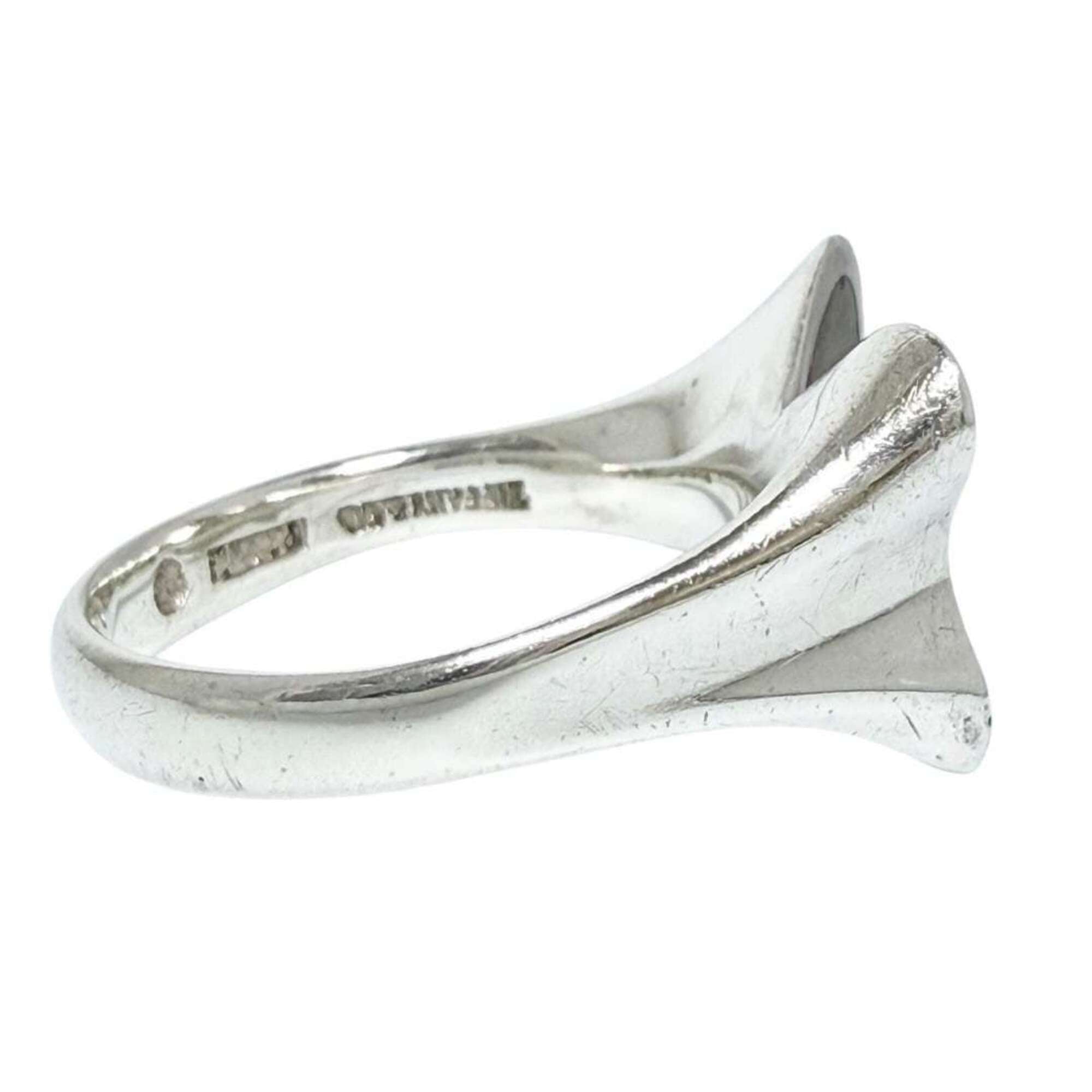 Tiffany Shell Silver 925 Band Ring (Pre-Owned)