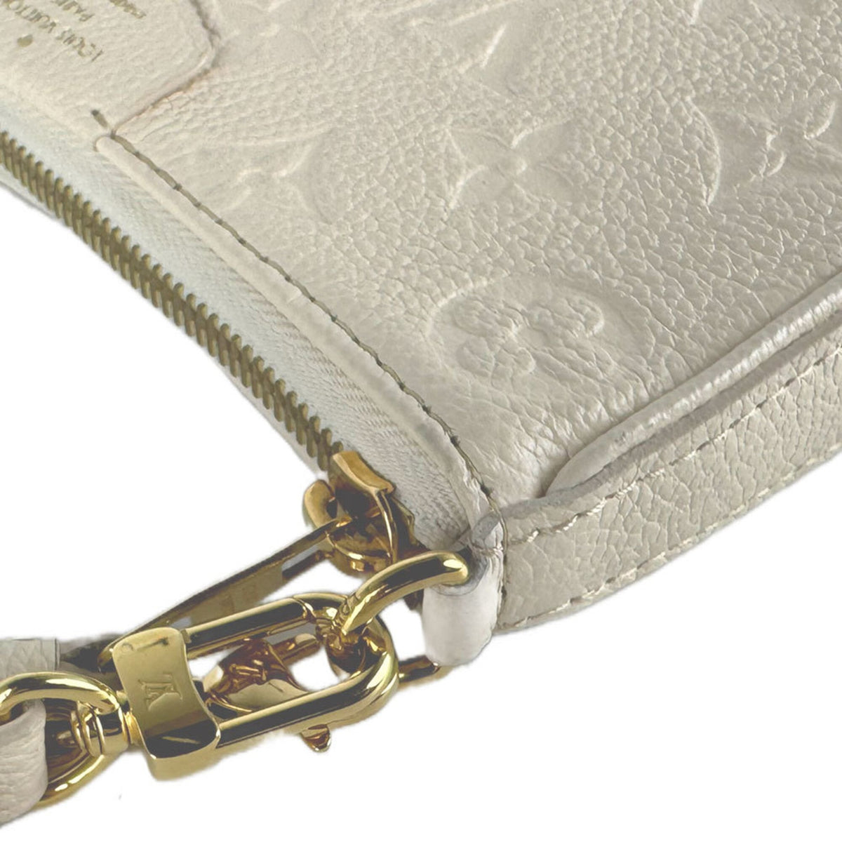 Louis Vuitton Cream Monogram Empreinte Shoulder Bag (Pre-Owned)
