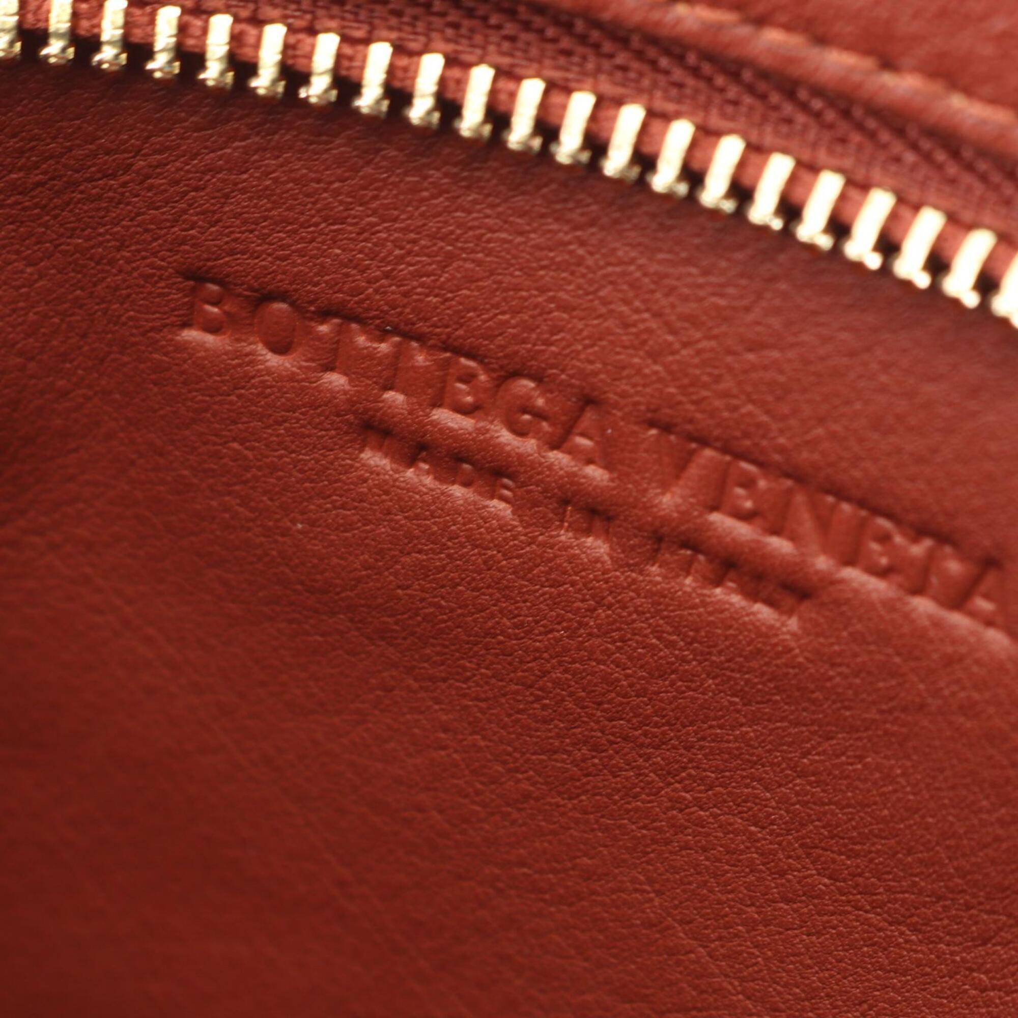 Bottega Veneta Bordeaux Leather Handbag (Pre-Owned)