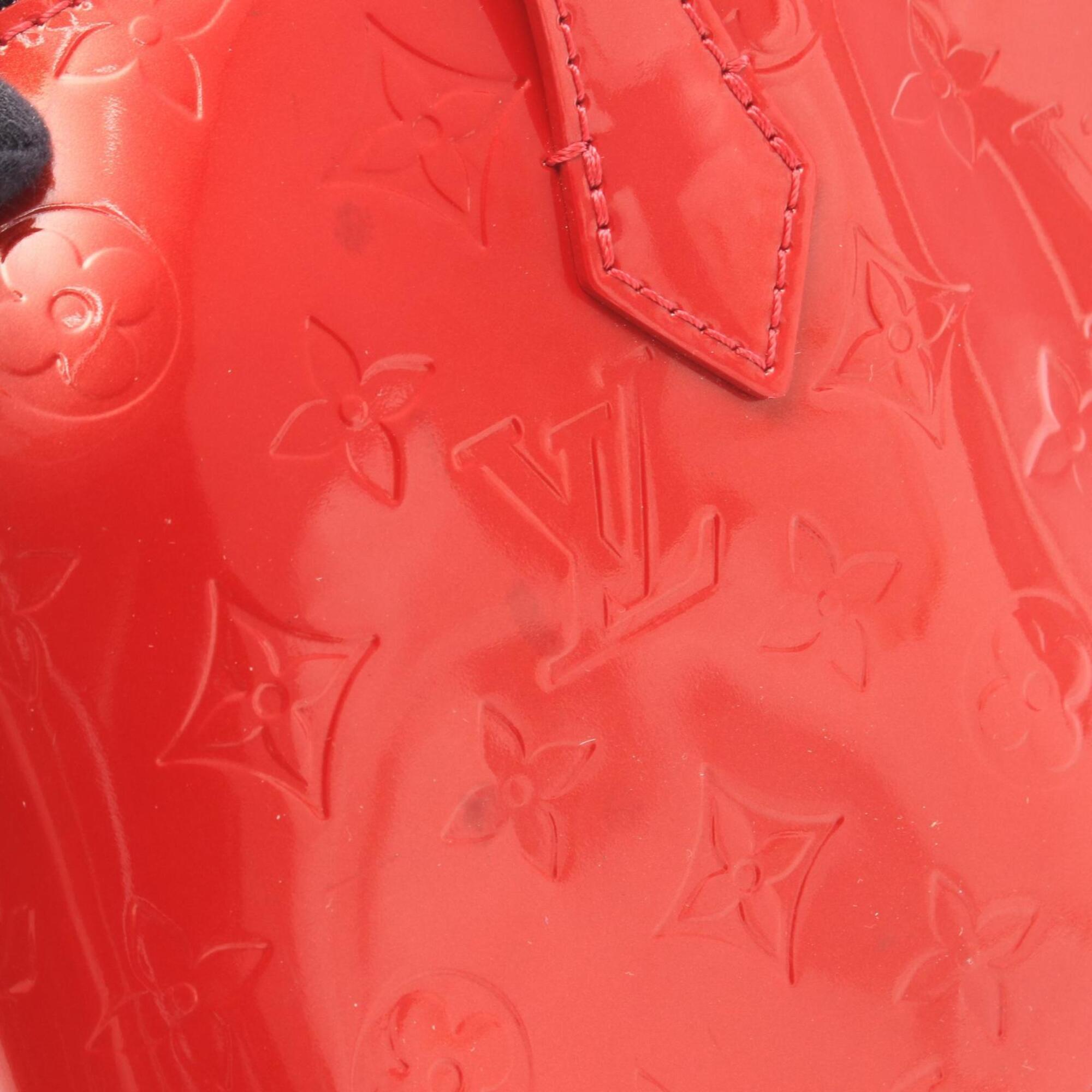 Louis Vuitton Pomme D'amour Red Color Vernis Handbag (Pre-Owned)