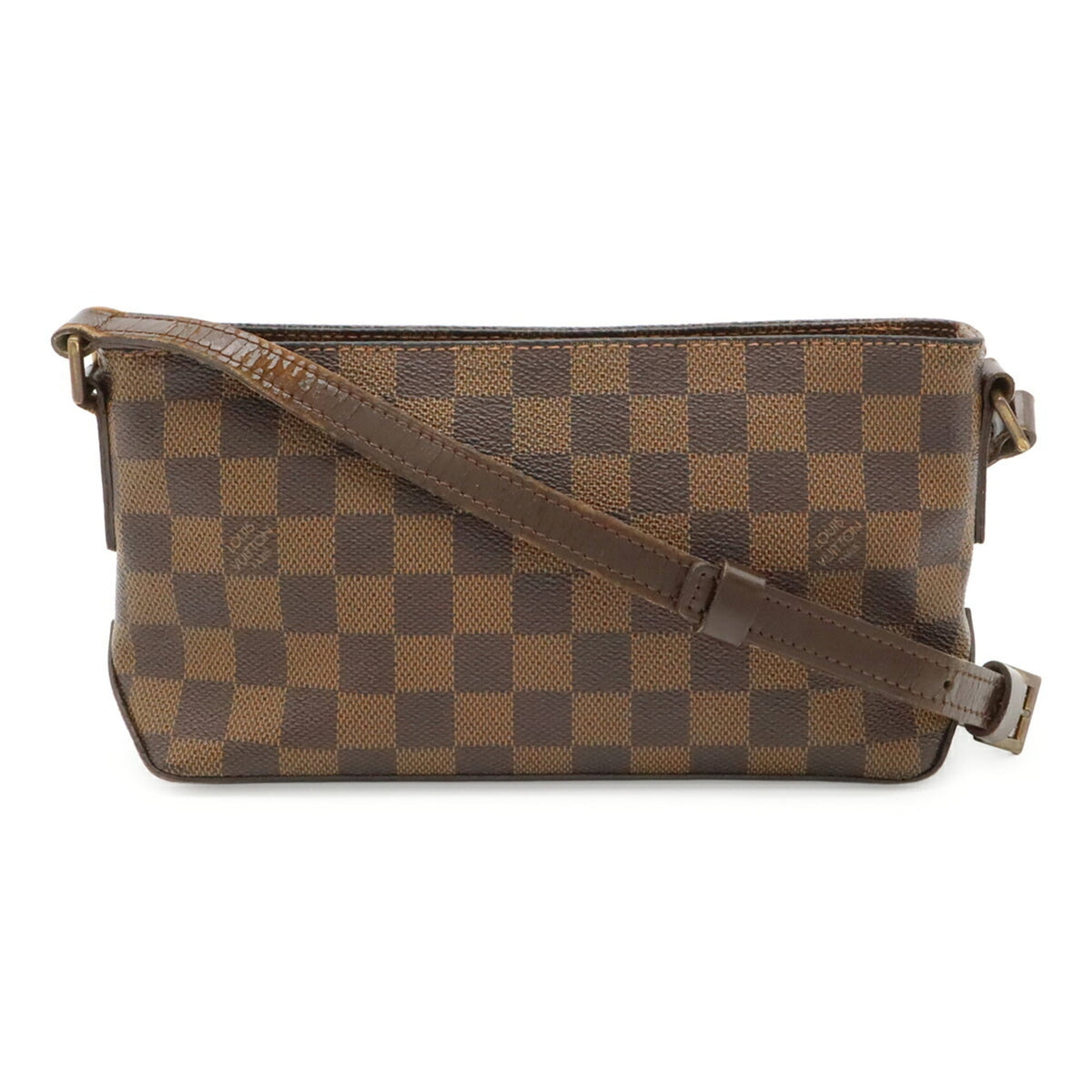 Louis Vuitton Brown Damier Canvas Pvc Pochette Shoulder Bag (Pre-Owned)
