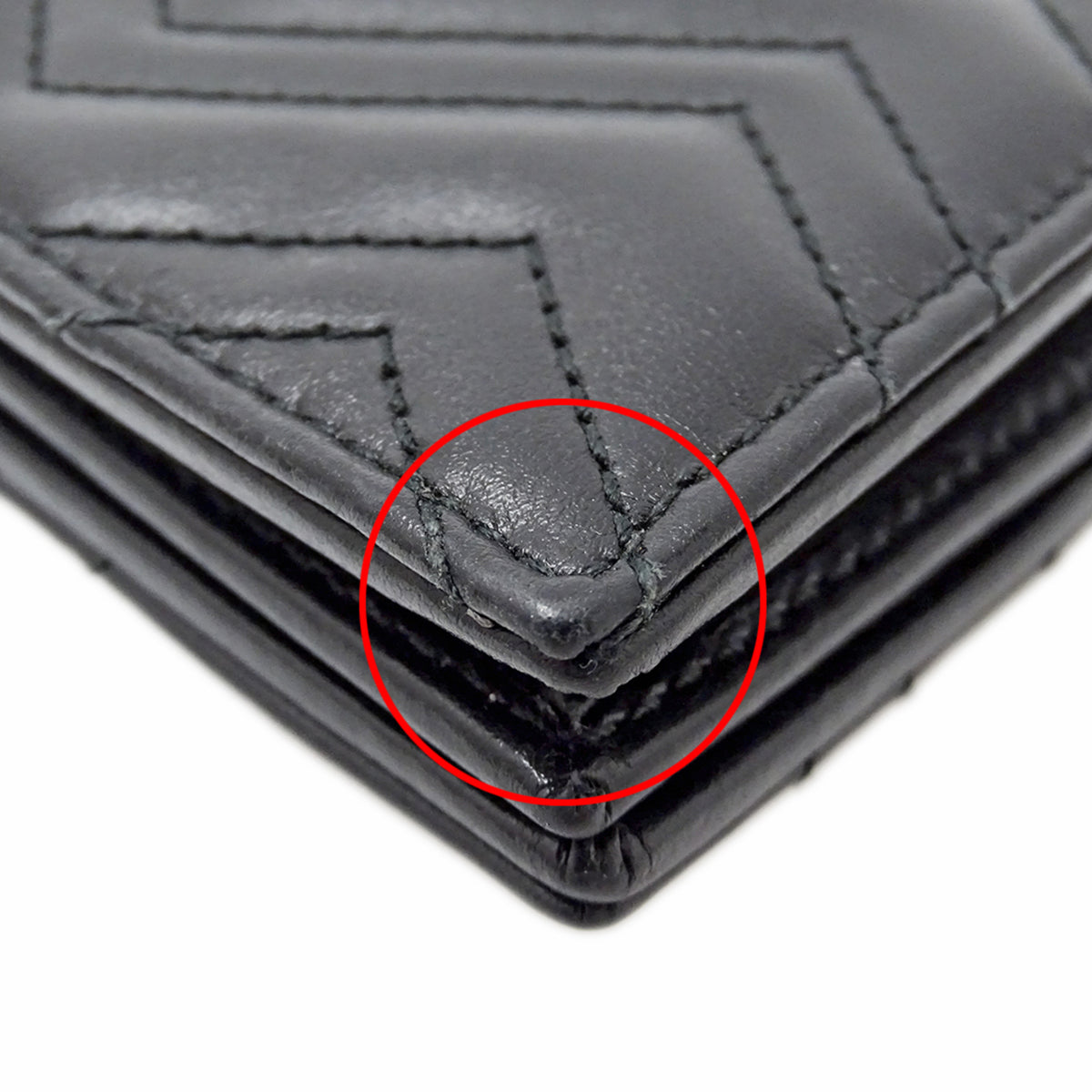 Gucci Black Leather Wallet (Bi-Fold) (Pre-Owned)