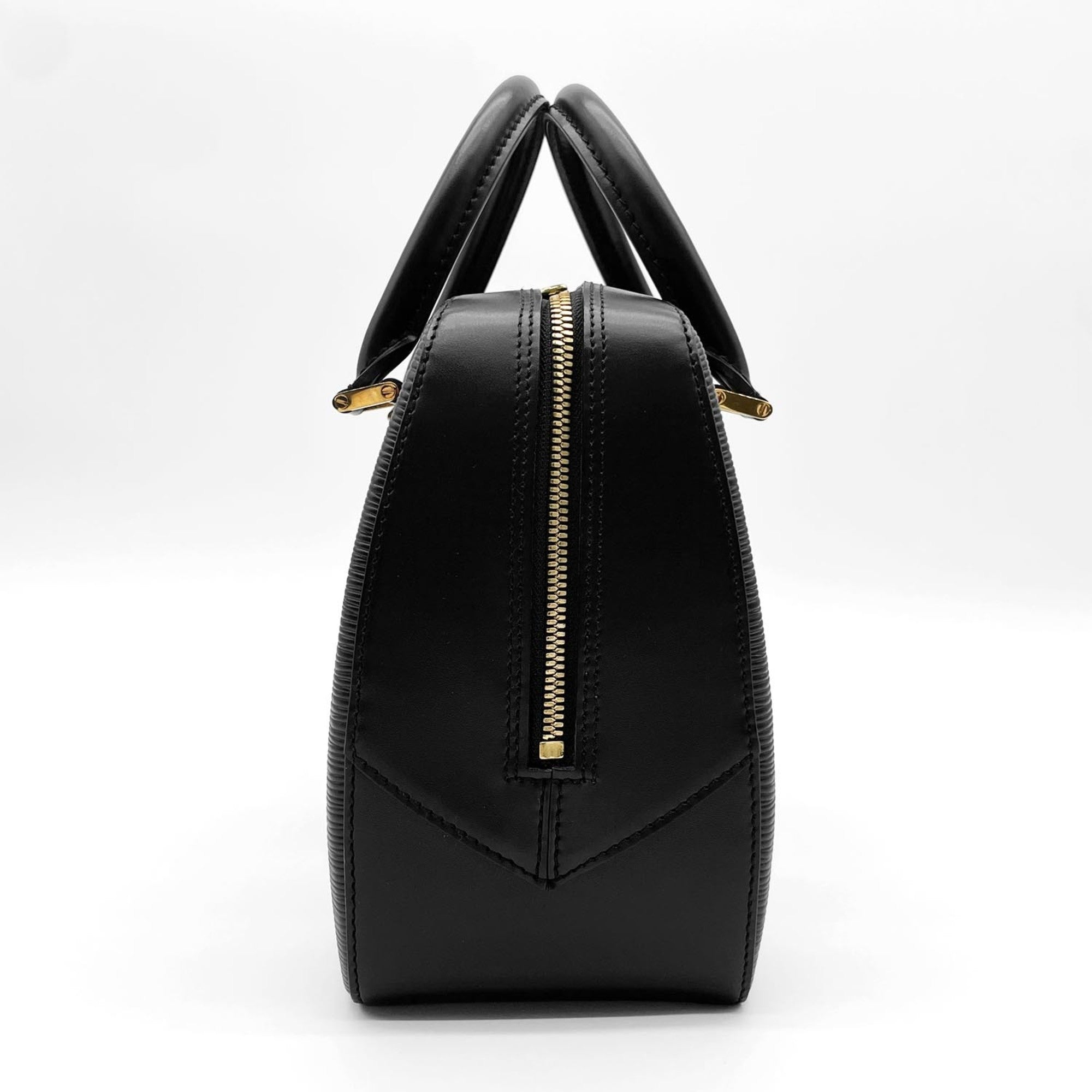 Louis Vuitton Black Noir Epi Leather Handbag (Pre-Owned)
