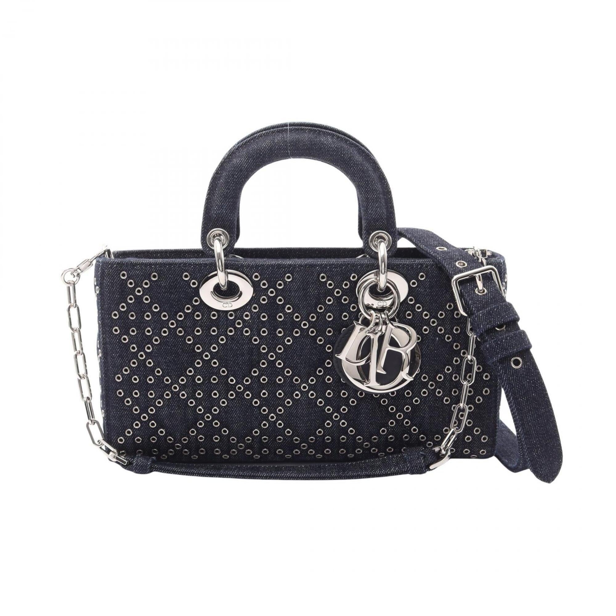 Christian Dior Navy Denim Handbag (Pre-Owned)