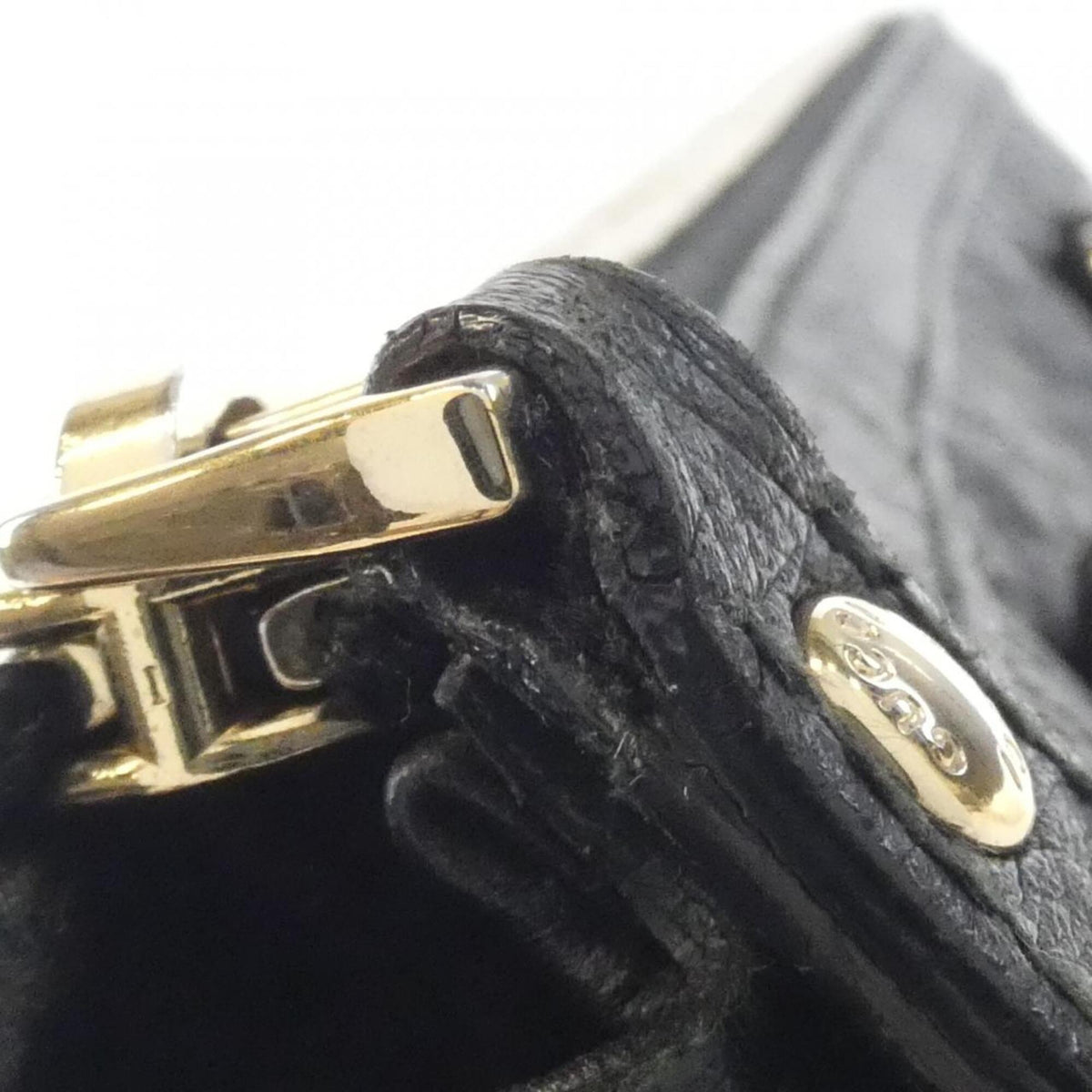 Gucci Black Micro Gg Leather Handbag (Pre-Owned)