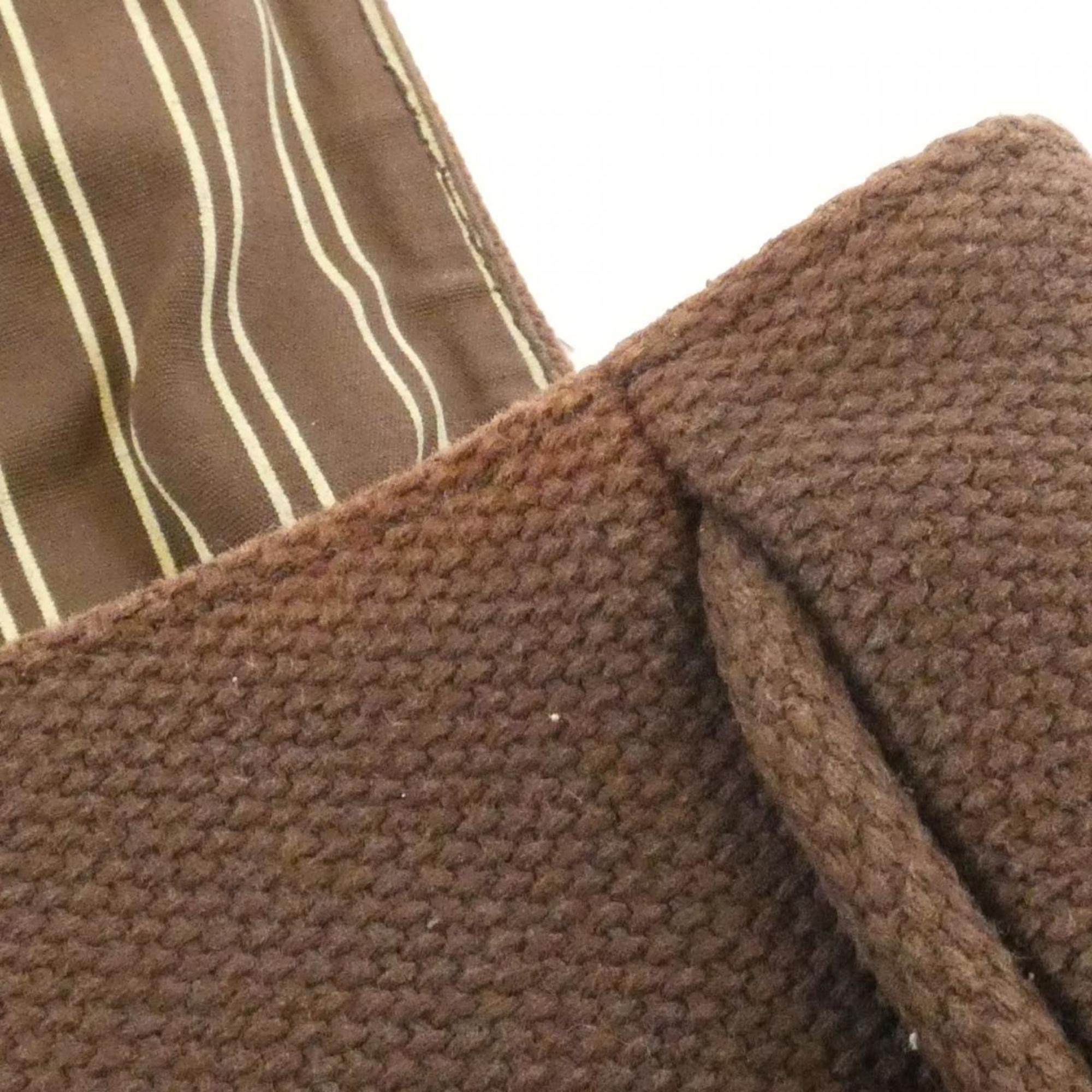 Louis Vuitton Moka Canvas Shoulder Bag (Pre-Owned)