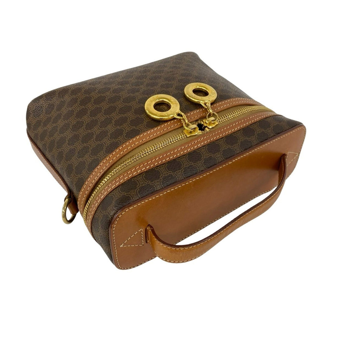 Celine Brown Pvc Leather Handbag Shoulder Bag (Pre-Owned)