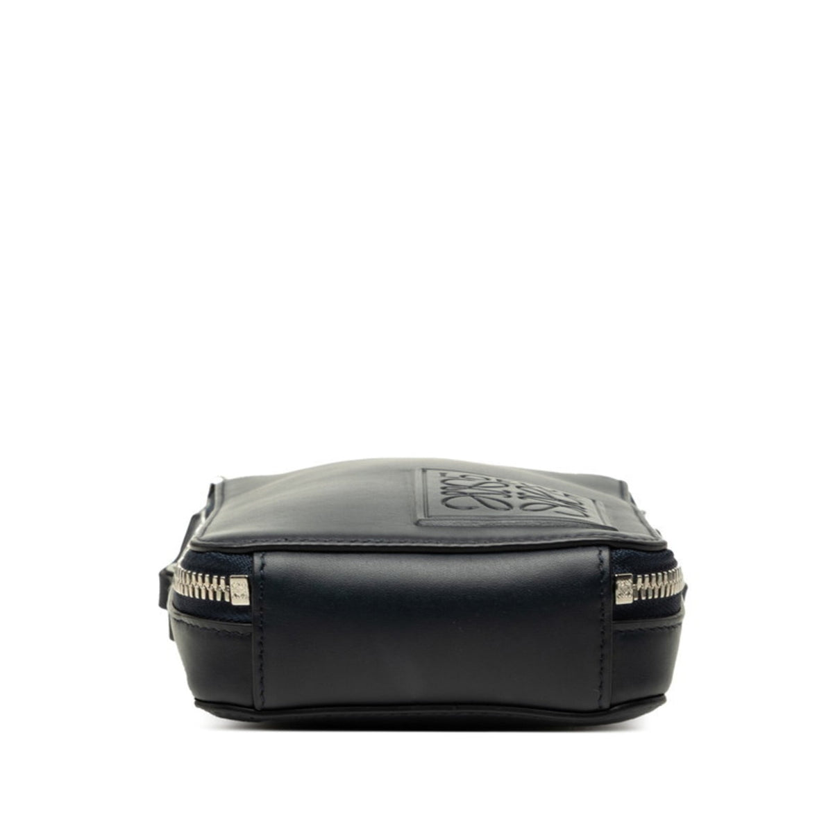 Loewe Navy Leather Shoulder Bag (Pre-Owned)