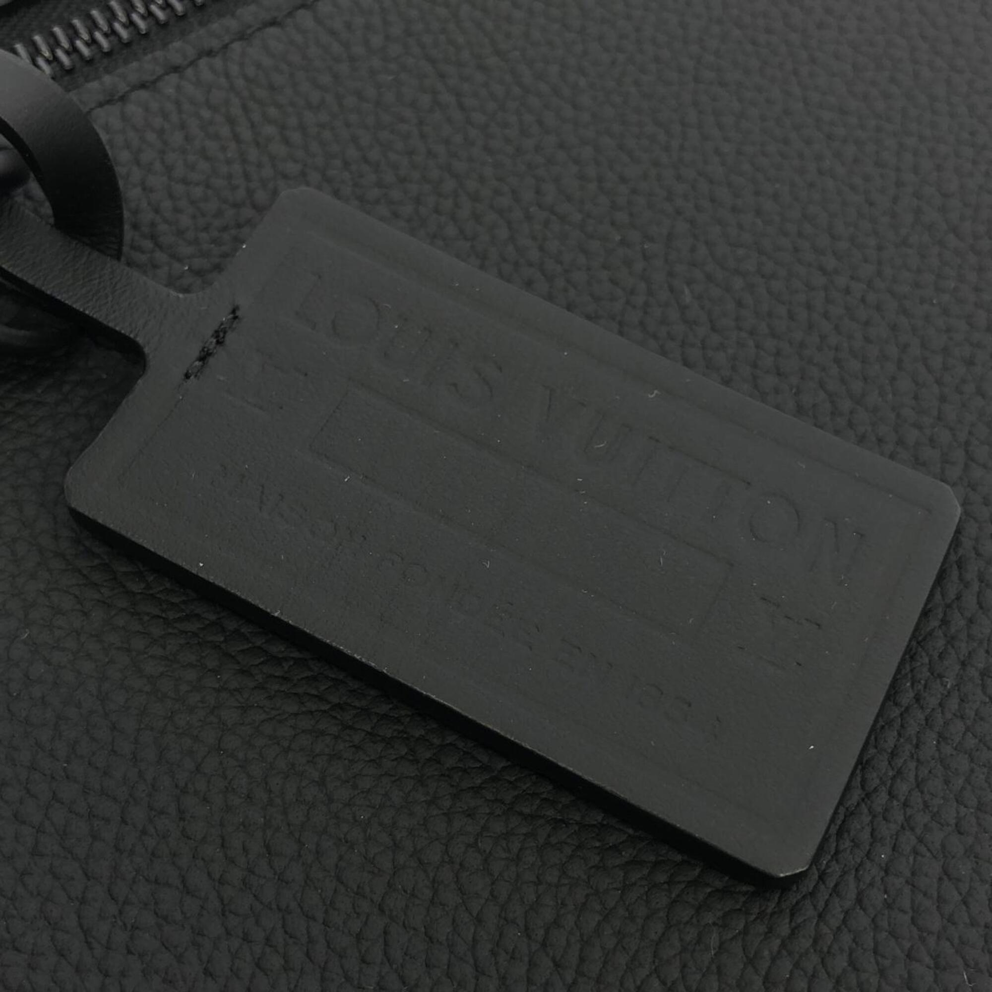 Louis Vuitton Black Leather Pouch (Pre-Owned)