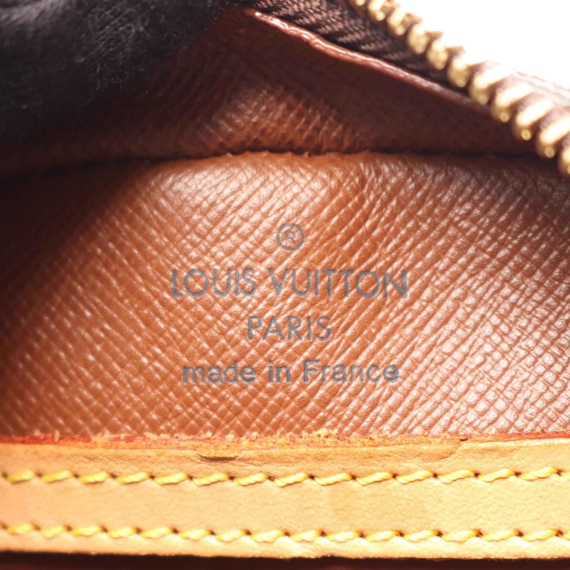 Louis Vuitton Brown Coated Canvas Pvc Monogram Leather Handbag Shoulder Bag (Pre-Owned)