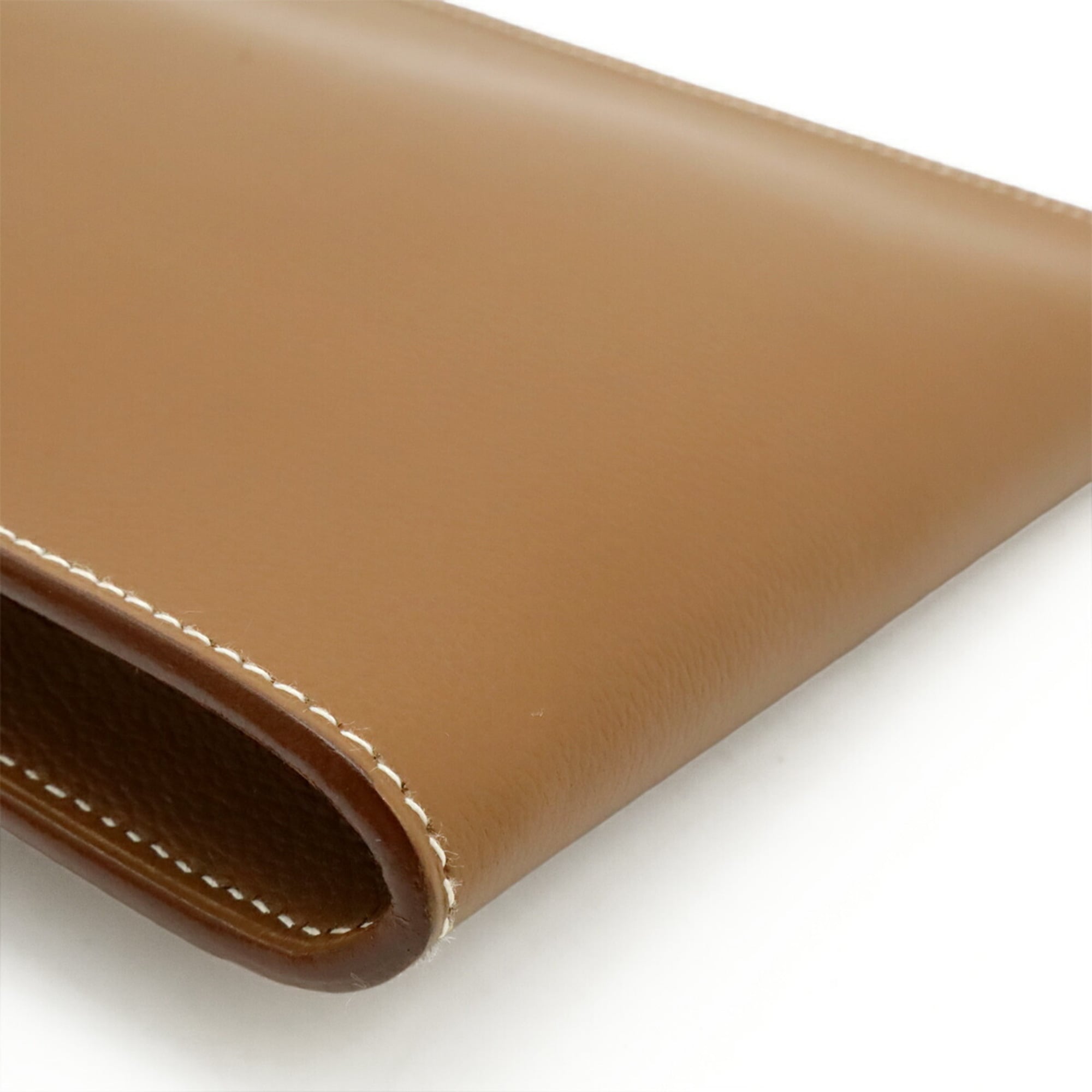Hermes Onimaitou Brown Leather Pochette Shoulder Bag (Pre-Owned)