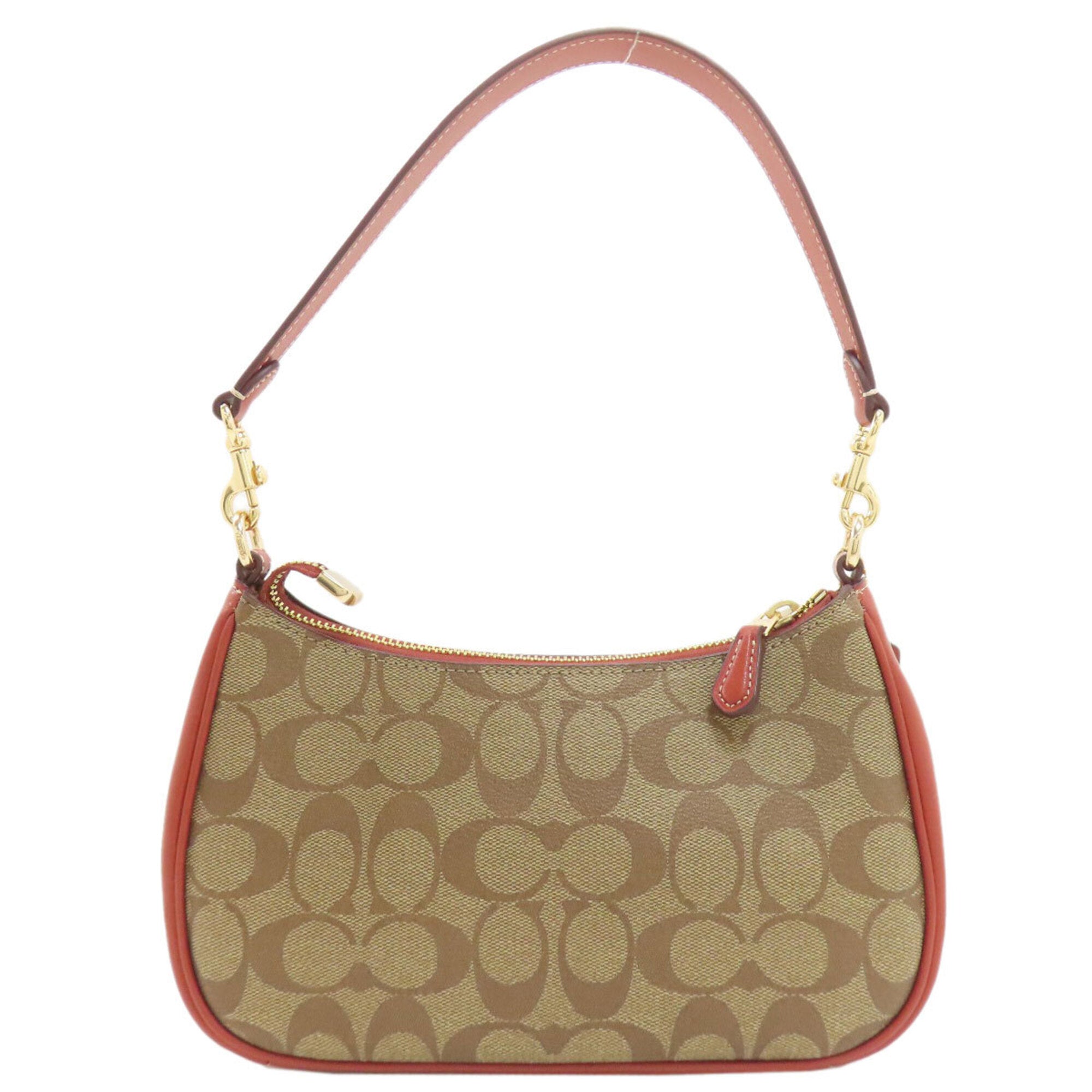 Coach Brown Pvc Tote Bag (Pre-Owned)