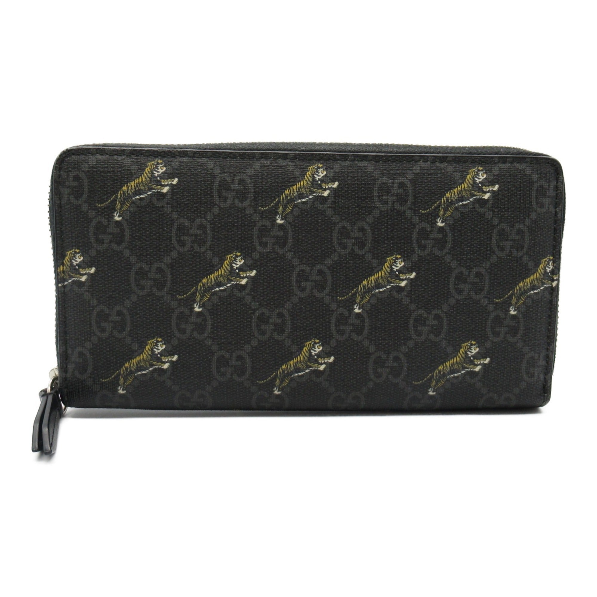 Gucci Black Leather Long Wallet (Bi-Fold) (Pre-Owned)