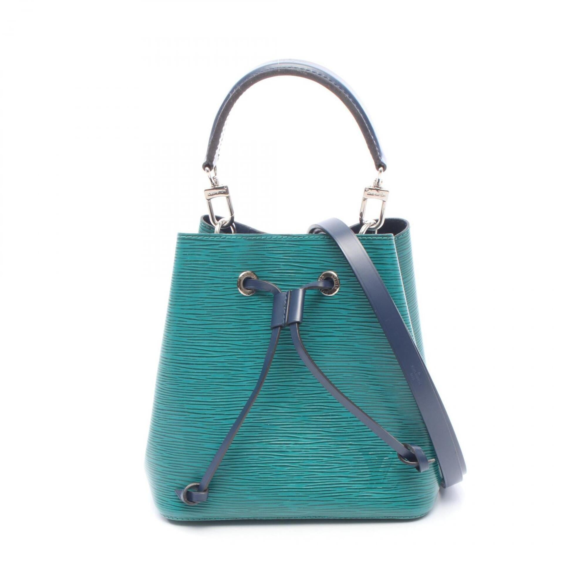 Louis Vuitton Green Indigo Navy Epi Leather Handbag (Pre-Owned)