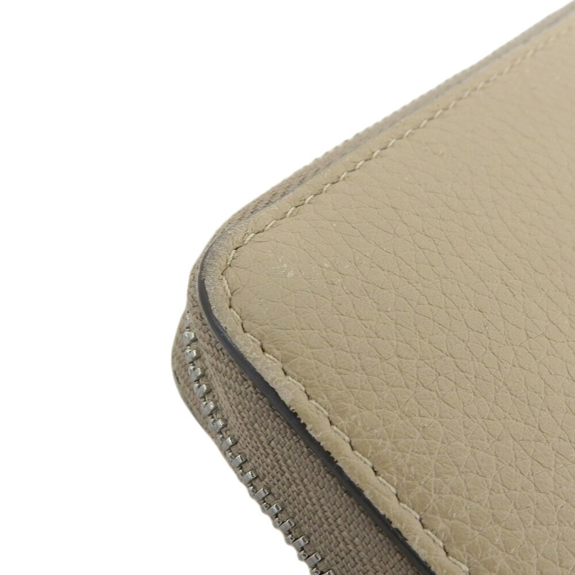 Celine Beige Leather Wallet (Bi-Fold) (Pre-Owned)