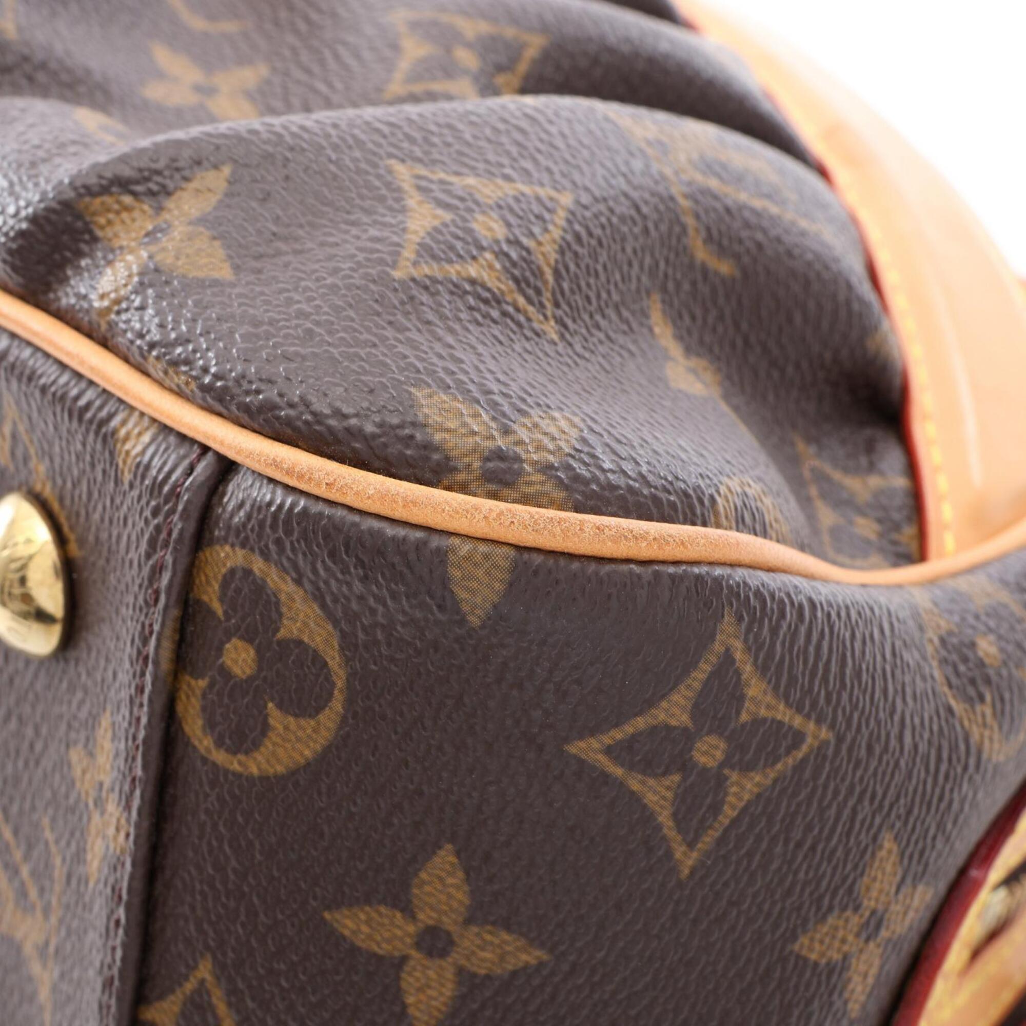 Louis Vuitton Brown Monogram Monogram Leather Handbag Shoulder Bag (Pre-Owned)