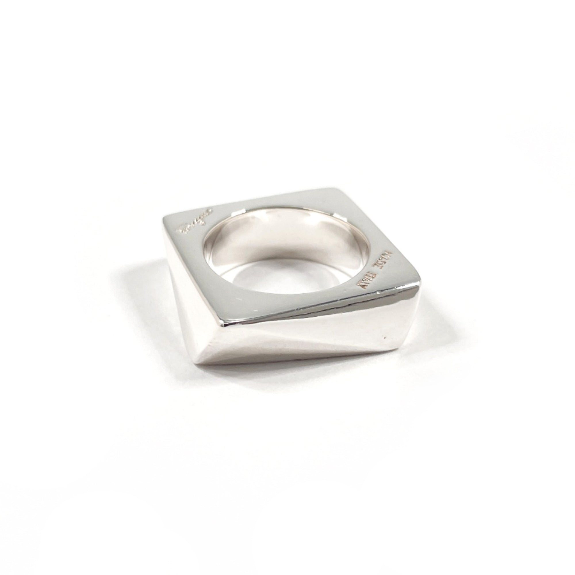 Salvatore Ferragamo Silver Silver 925 Band Ring (Pre-Owned)