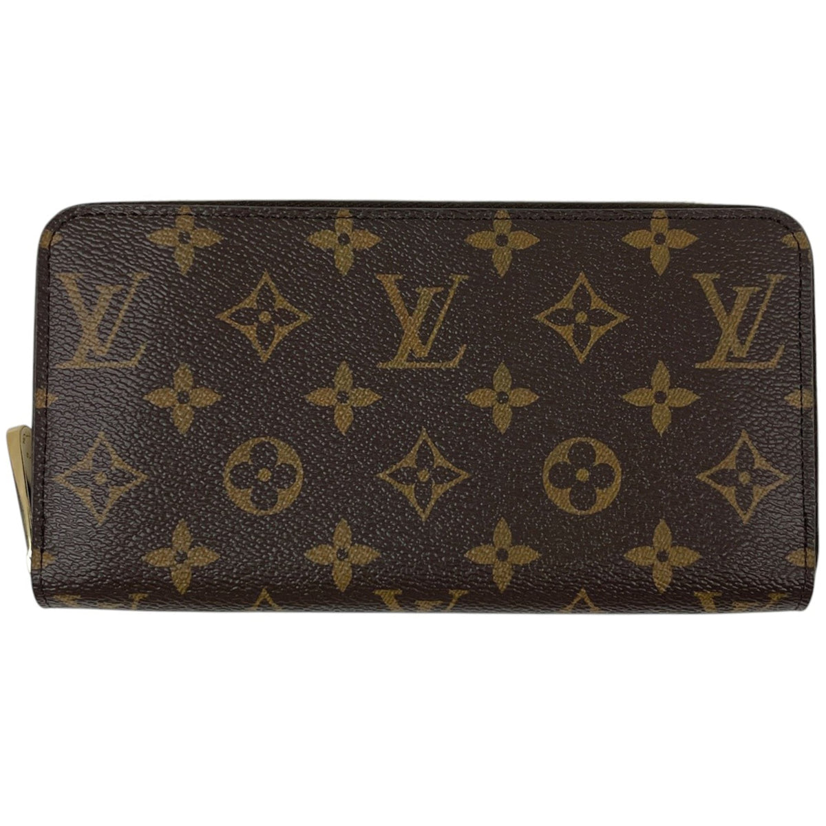 Louis Vuitton Brown Fuchsia Monogram Long Wallet (Bi-Fold) (Pre-Owned)