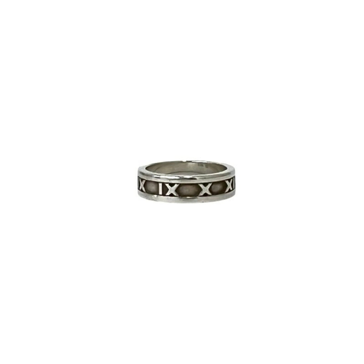 Tiffany Silver Silver 925 Band Ring (Pre-Owned)