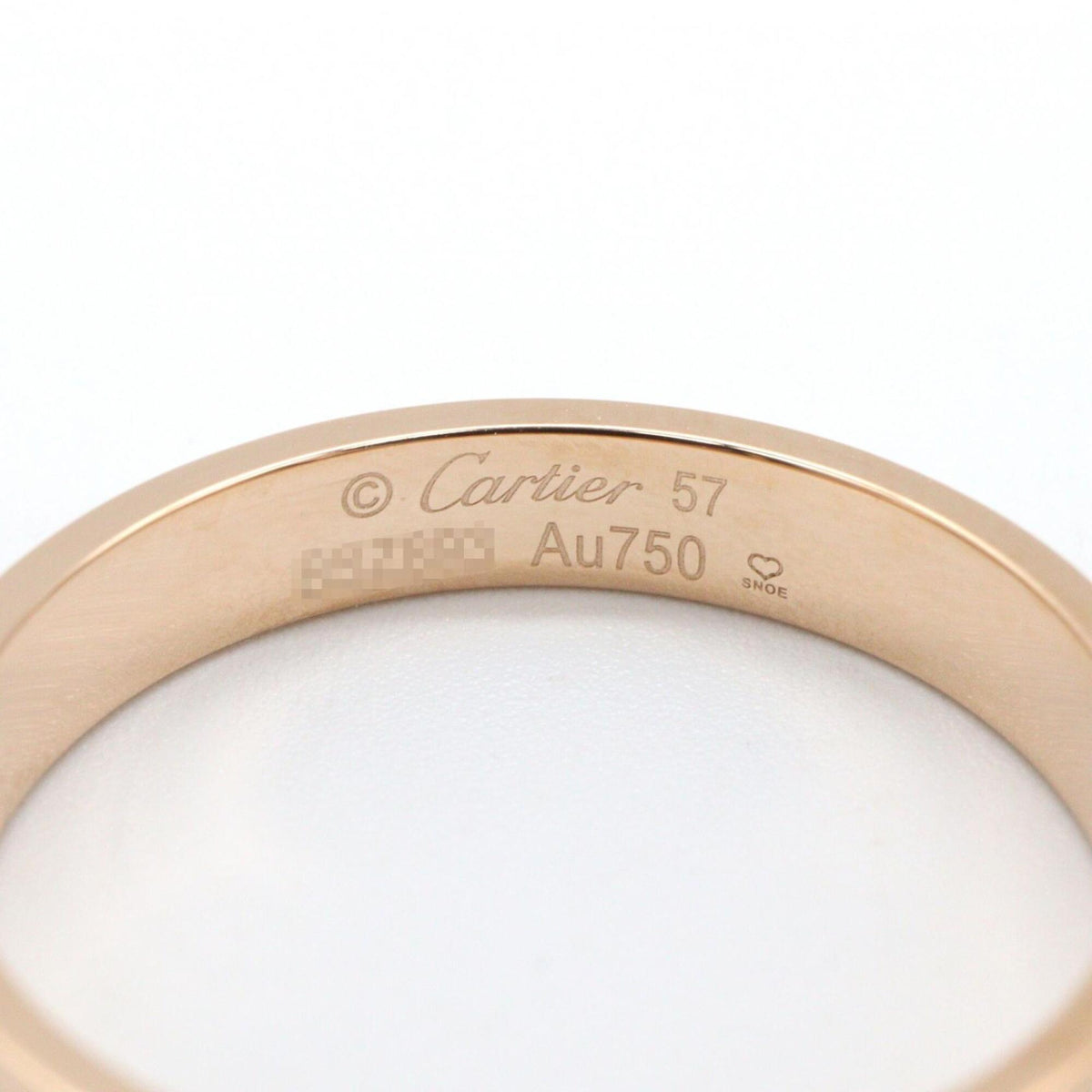 Cartier Gold Pink Gold (18K) Band Ring (Pre-Owned)
