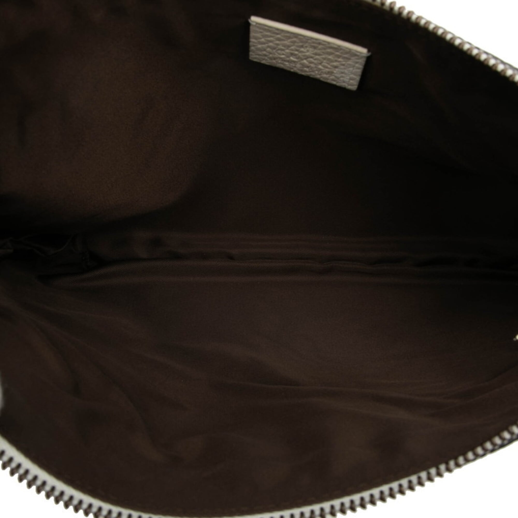 Gucci Ivory Leather Clutch Bag (Pre-Owned)
